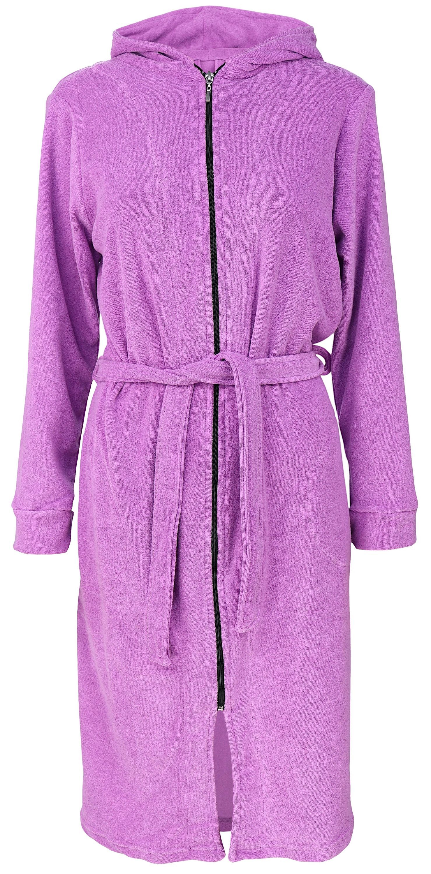 Aquarti Damenbademantel Aquarti Damen Bademantel Morgenmantel günstig online kaufen