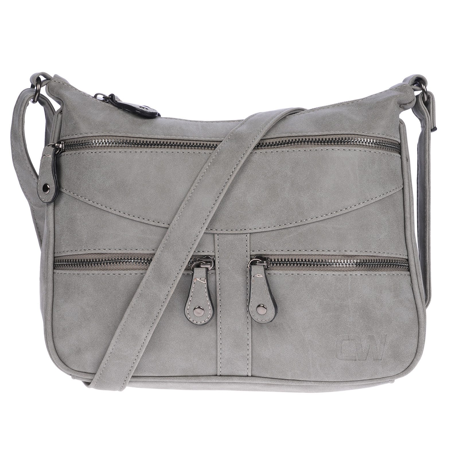 Christian Wippermann Umhängetasche Damen Tasche Schultertasche Umhängetasche Crossover (einzeln), Bag Leder Optik Handtasche – Bild 2 von 5