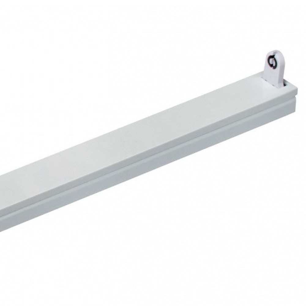 Besolis Deckenleuchte für eine T8 - G13 LED Röhre mit 60 cm Länge, ohne Leuchtmittel, einfache Ausführung für Büro, Keller, Flur, Werkstatt, Garage...