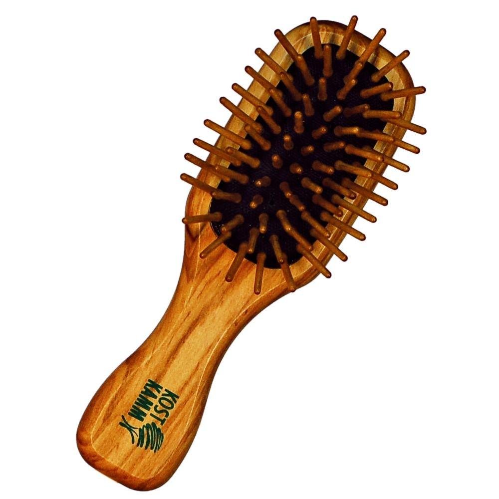 Kost Kamm Haarbürste Mini Holzbürste Holznoppen, Stk