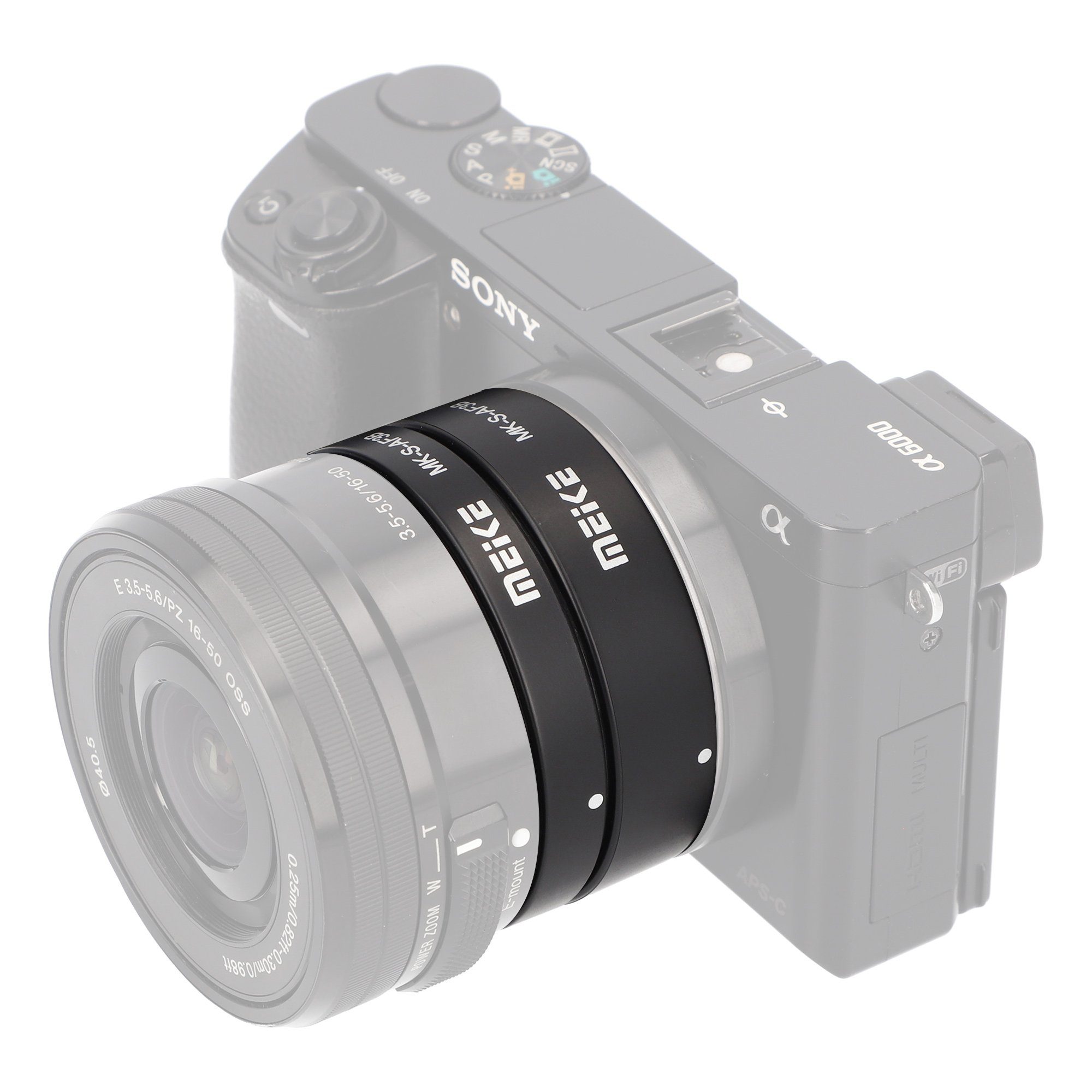 für Makro MK-S-AF3B E-Mount Zwischenringe Systemkameras Makroobjektiv Meike Automatik Sony