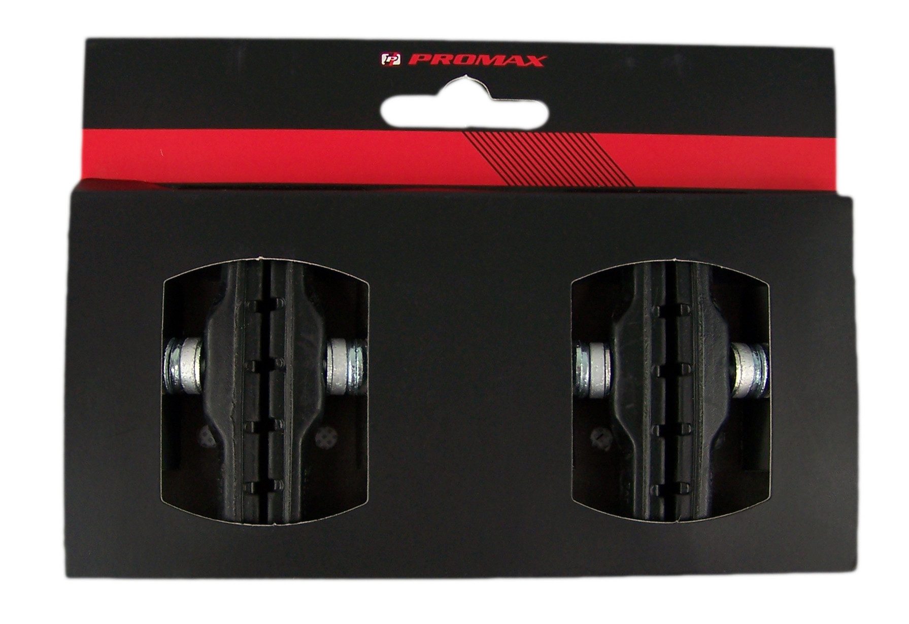 Promax Bremsbelag 2 Paar Bremsbeläge Promax V-Brake für Alufelge schwarz Länge 70 mm
