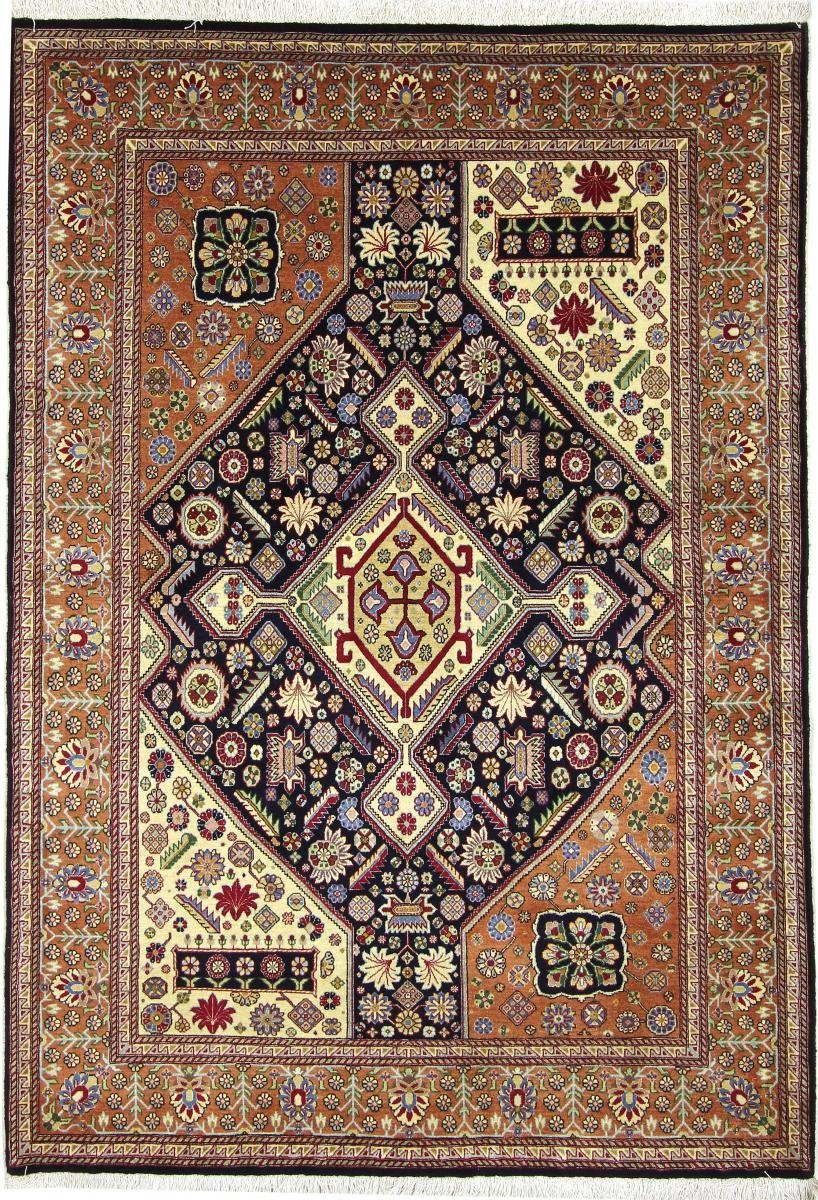 Orientteppich Ghashghai Sherkat 145x206 Handgeknüpfter Orientteppich, Nain Trading, rechteckig, Höhe: 12 mm
