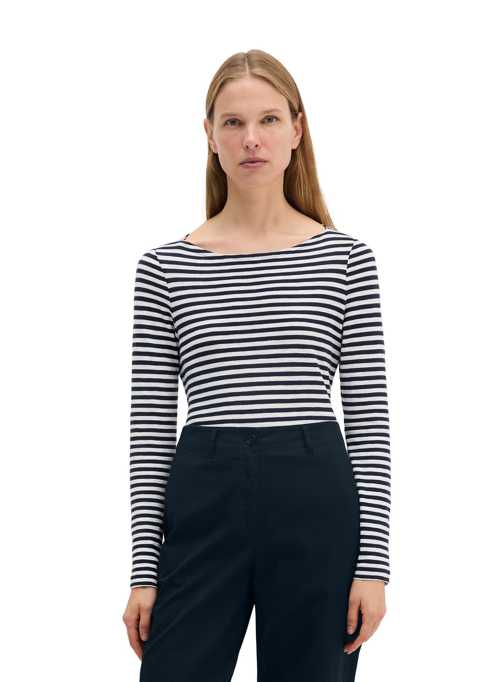 Marc O'Polo Langarmshirt aus Organic Cotton günstig online kaufen