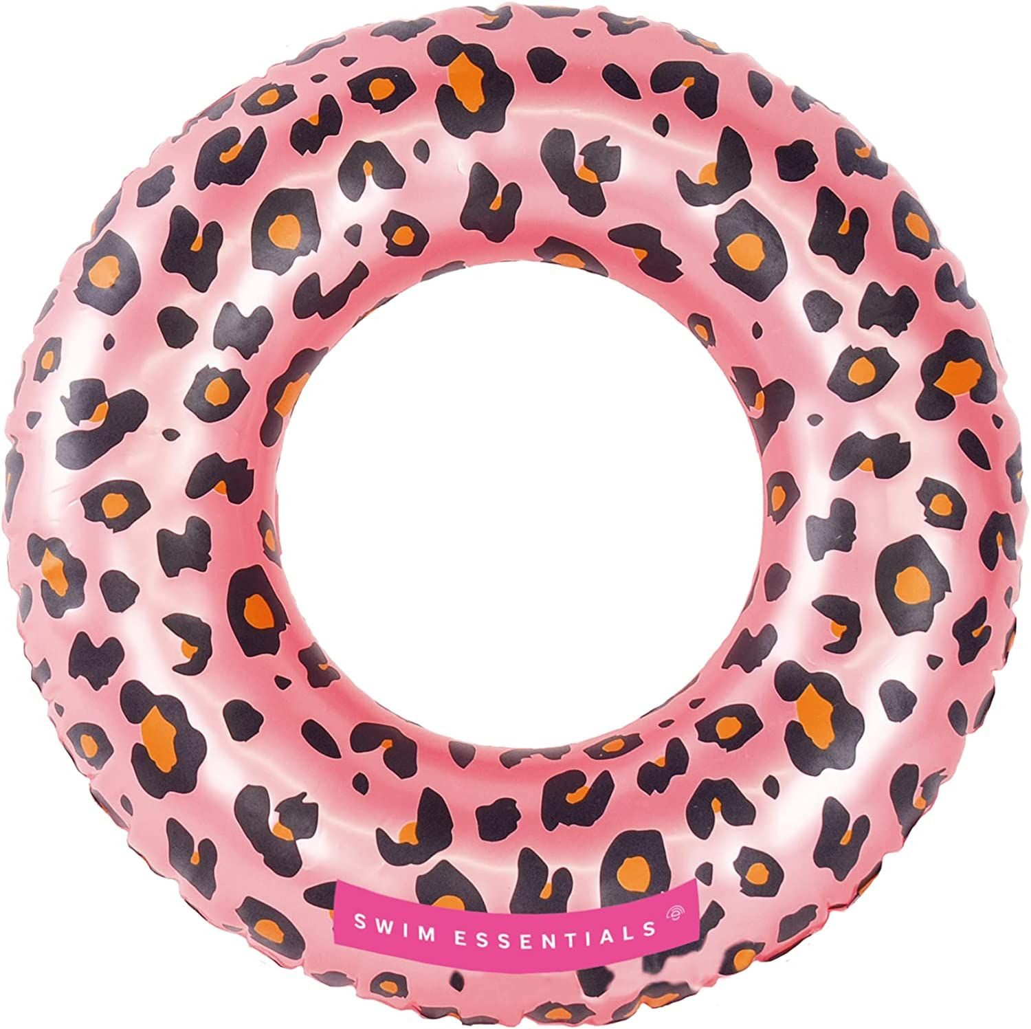 Swim Essentials Schwimmring Schwimmring 55 cm Leopard Rose Gold, Schwimmreifen Reifen Ring Schwimmhilfe
