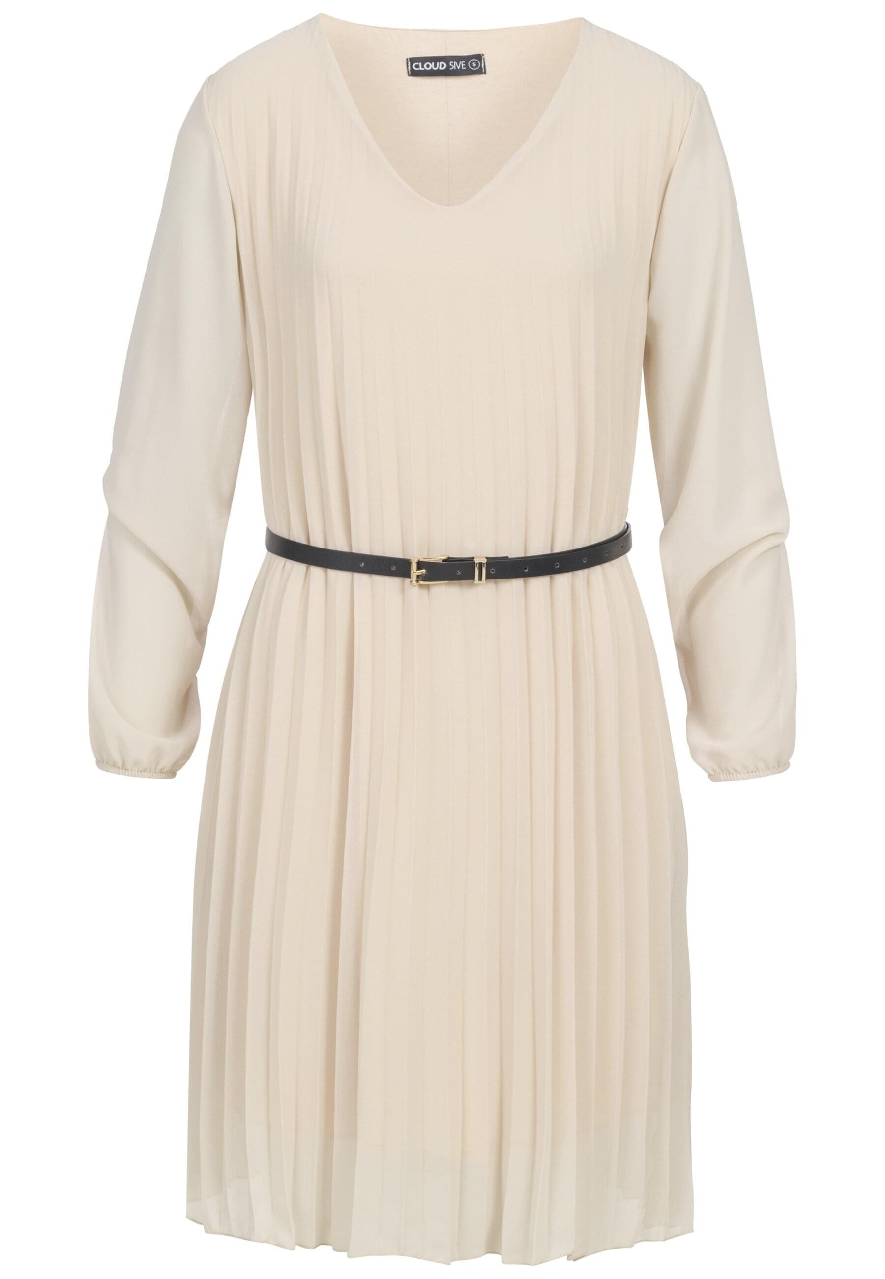 CLOUD 5IVE Shirtkleid CLOUD 5IVE Cloud 5ive Pleated Dress with belt (1-tlg) günstig online kaufen