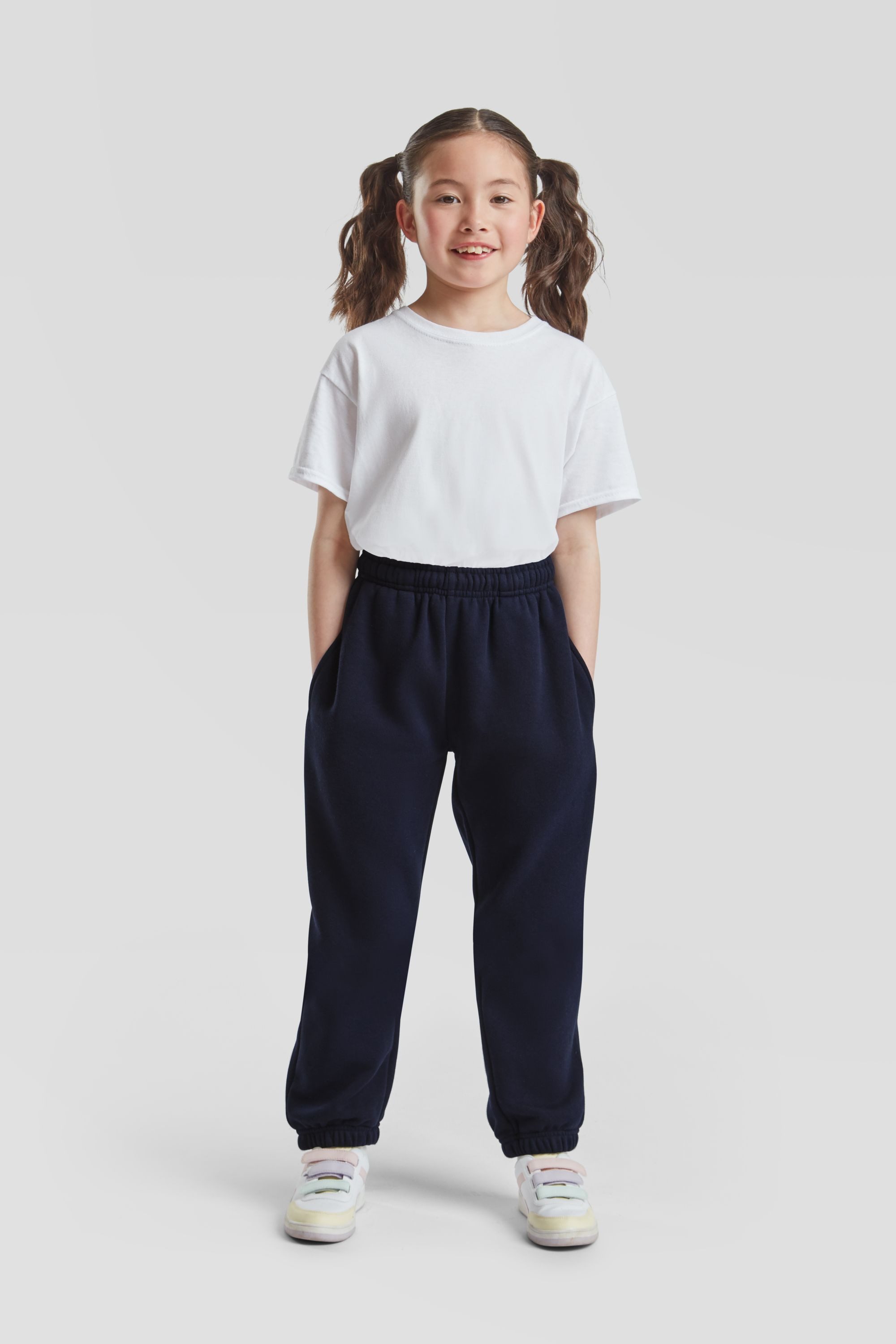 Fruit of the Loom Homewearhose Kids Premium Elasticated Cuff Jog Pants – Bild 2 von 5