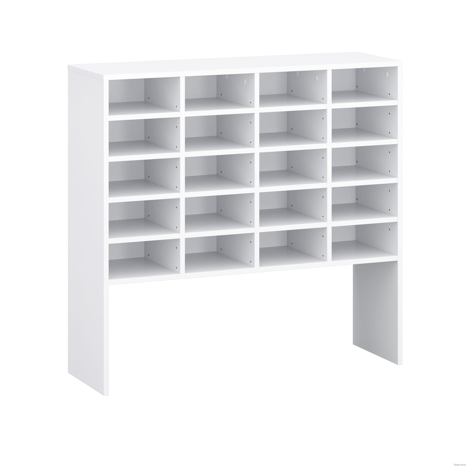 TARGET HOME Schuhregal Universalregal Schuhschrank Mattweiß, vielseitig, 104x100x33 cm