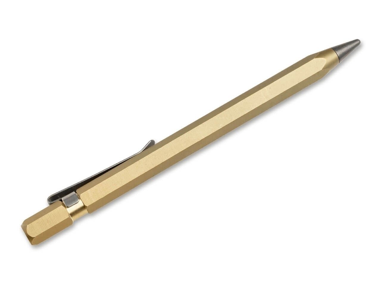 Böker Plus Kugelschreiber Böker Plus Redox Pen Brass Schreibgerät aus Messing, (1-tlg)