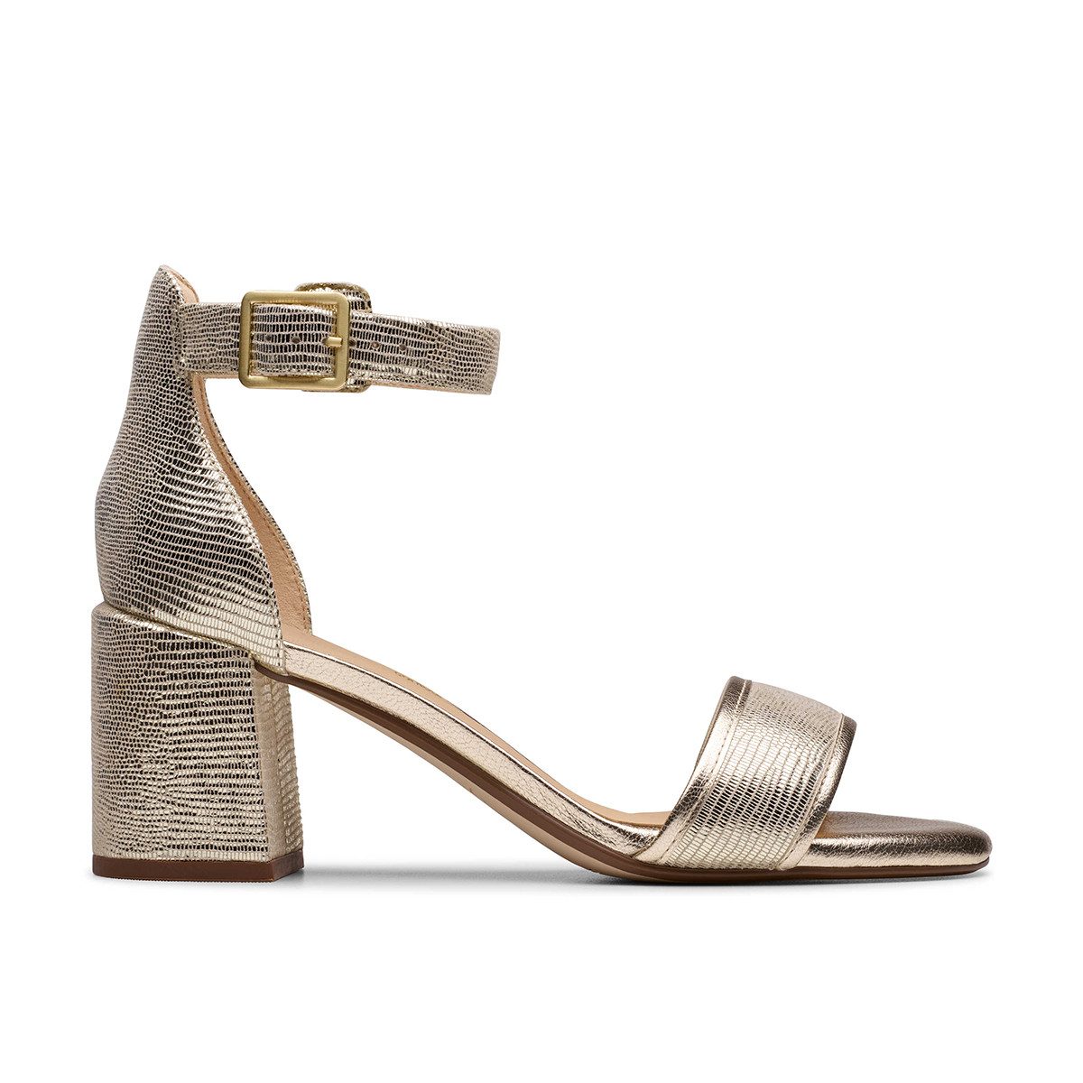 Clarks Clarks Ezoria Mae 26181296 4, Sandaletten, Gold, Damen Sandalette