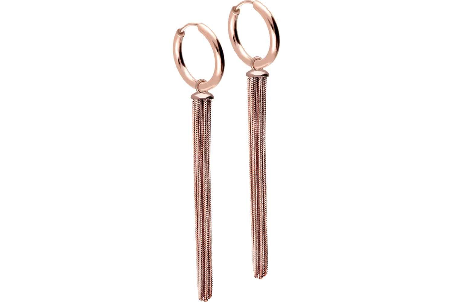 FILANGO Creolen-Set Chirurgenstahl Ohrclicker Creolen QUASTE günstig online kaufen