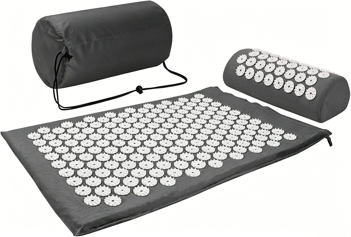 AKKEE Akupressurmatte Akupressur Set mit Akupressurkissen Massagematte 67 x 41 cm