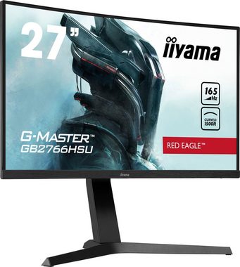 Iiyama G-Master GB2766HSU-B1 Curved-Gaming-Monitor (68,5 cm/27 ", 1920 x 1080 px, Full HD, 1 ms Reaktionszeit, 165 Hz, VA LED)