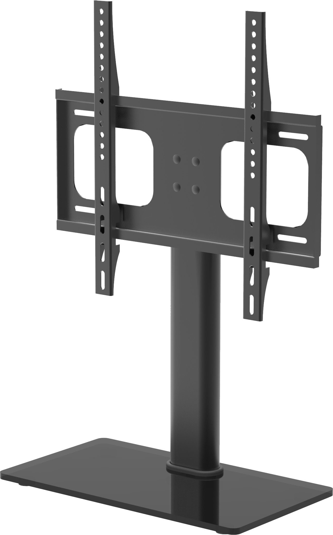 VCM TV-Ständer B-TTS-400 B. 46 x T. 24 x H. 67 cm, (bis 55 Zoll, 1, TV Standfuß Aufsatz Erhöhung, Fernseh Ständer aus hochwertigem Stahl) – Bild 4 von 5
