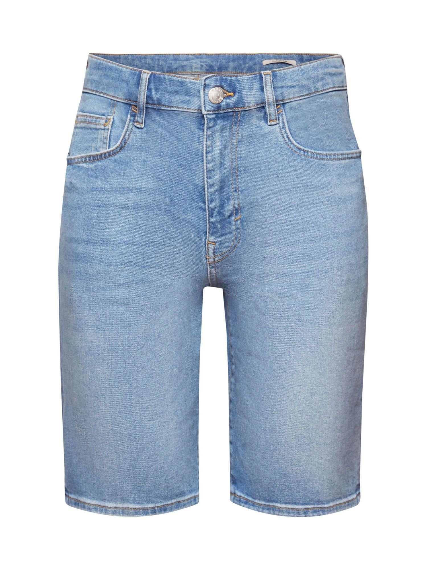 Esprit Jeansshorts Lockere Jeansshorts in schmaler Passform BLUE MEDIUM WASHED
