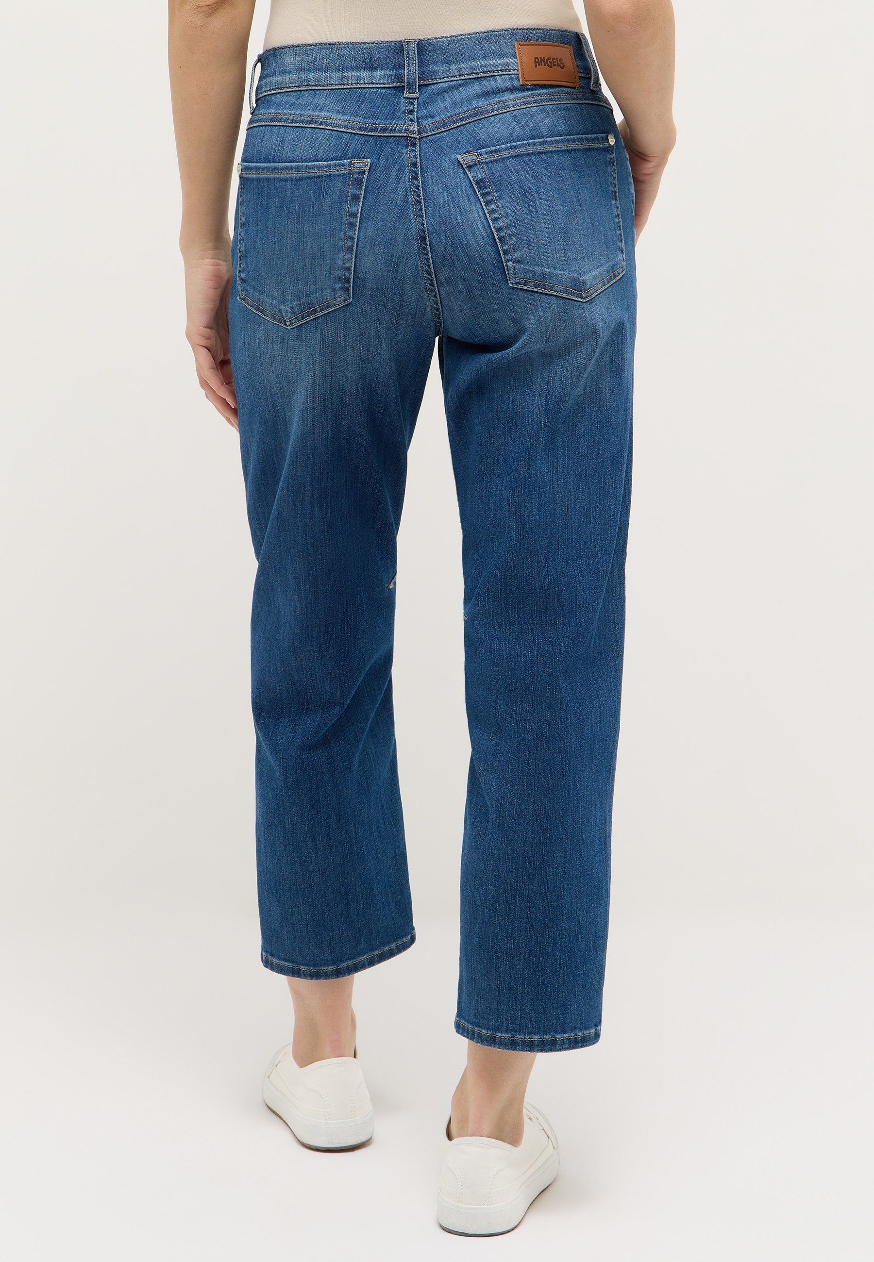 ANGELS 7/8-Jeans EVY 7/8-lange Schnittform, lockere Passform, aus Baumwollmischung