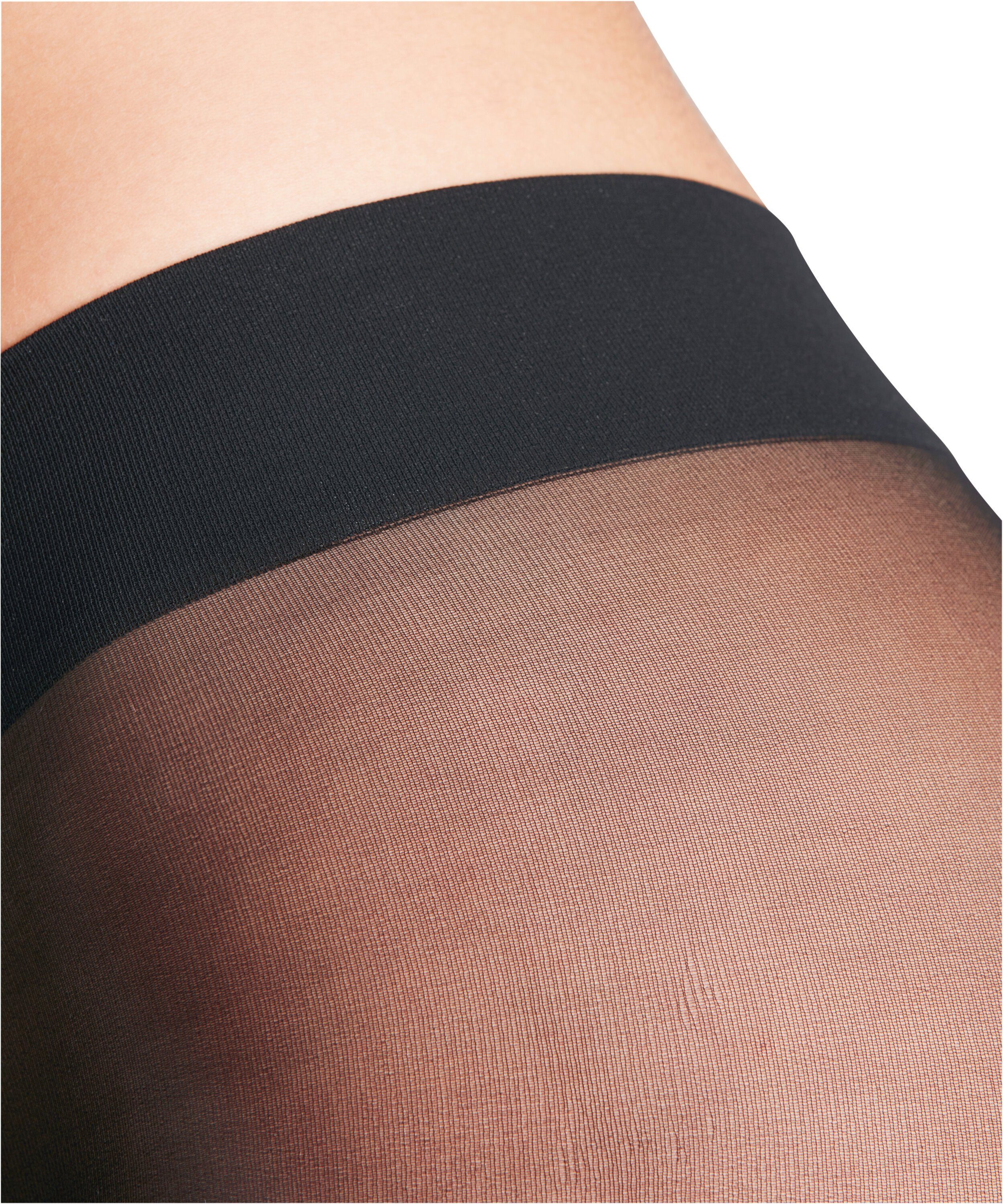 FALKE Feinstrumpfhose Overknee Strumpfhose 25 DEN (1 St) mit integriertem Plüsch-Overkneestrumpf
