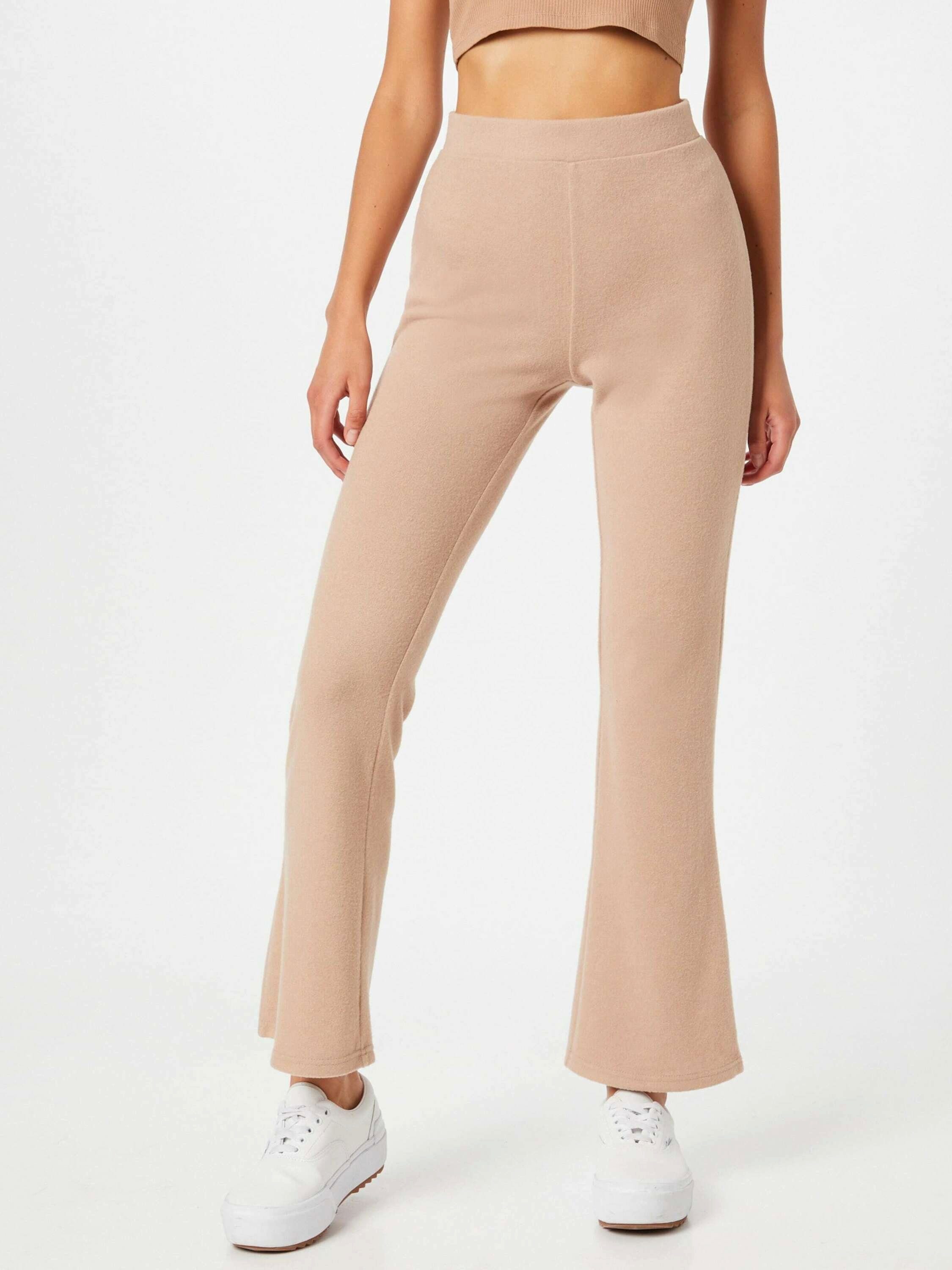 pieces Stoffhose Pam (1-tlg) Plain/ohne Warm Taupe Detail Details, Weiteres