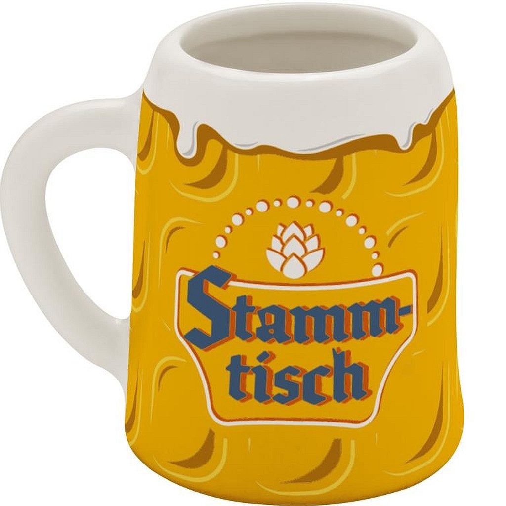 Sheepworld Schnapsglas Schnapskrug Schnapsglas Stamper Keramik Sheepworld STAMMTISCH 73846, Material: Keramik