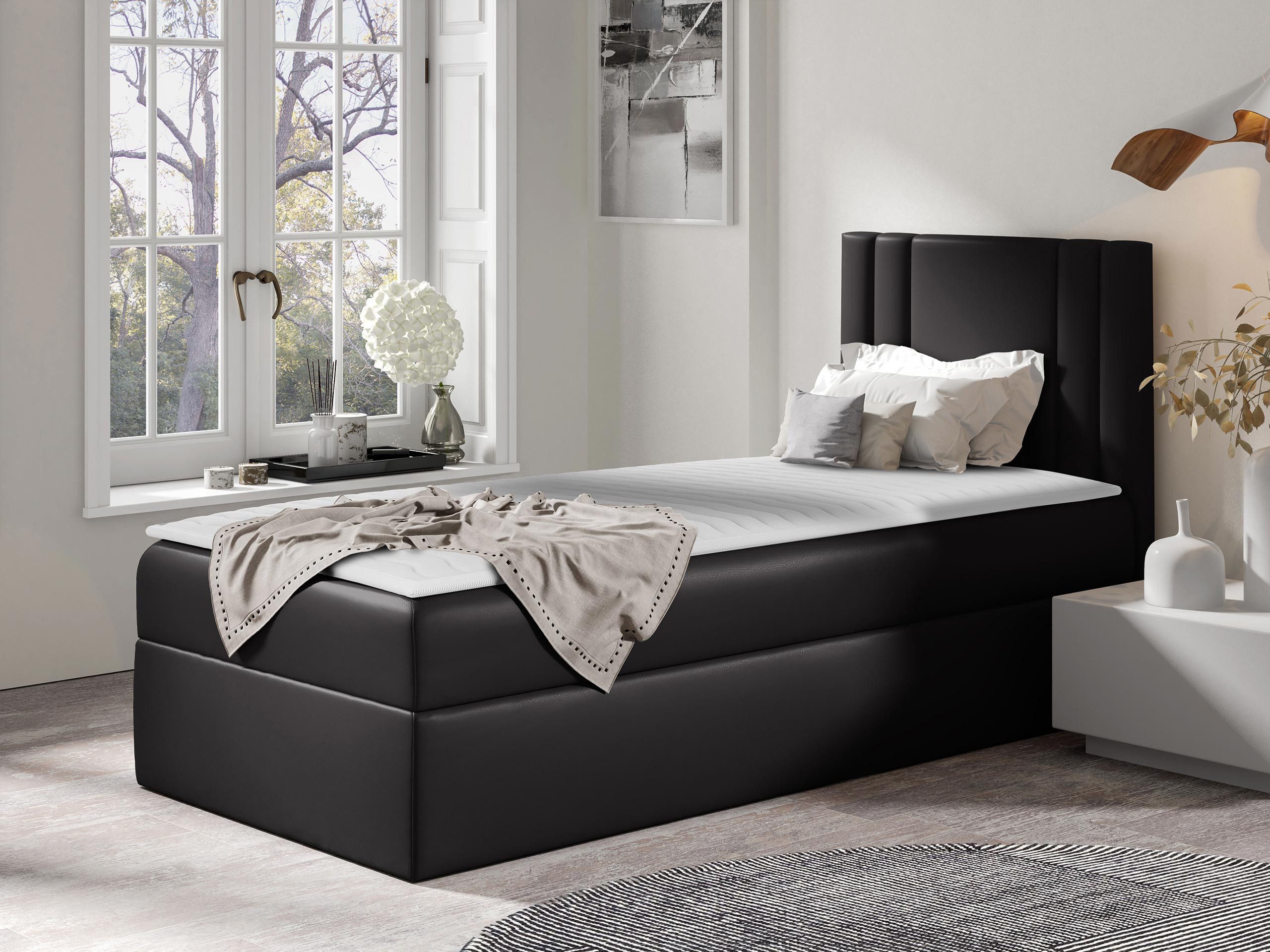 MIRJAN24 Boxspringbett Carmen Mini (mit Hauptmatratze, günstig online kaufen