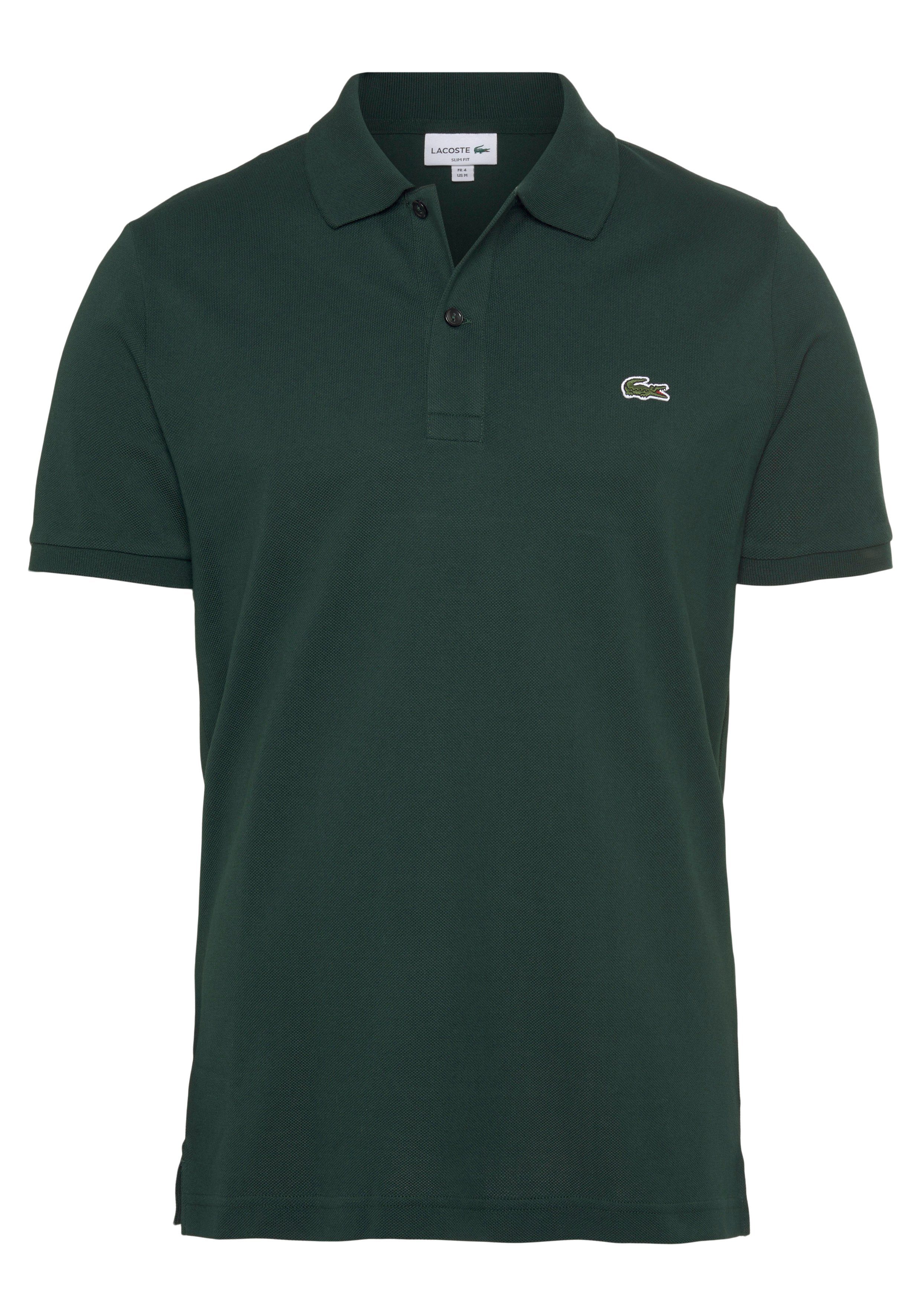 green mit Poloshirt Lacoste (1-tlg) Logostickerei