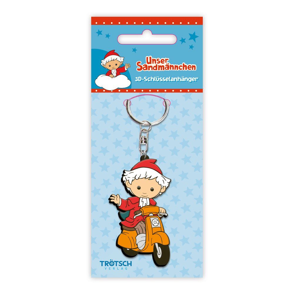 Schlüsselanhänger Unser Sandmännchen - 3D-Schlüsselanhänger Roller (10er-VE)