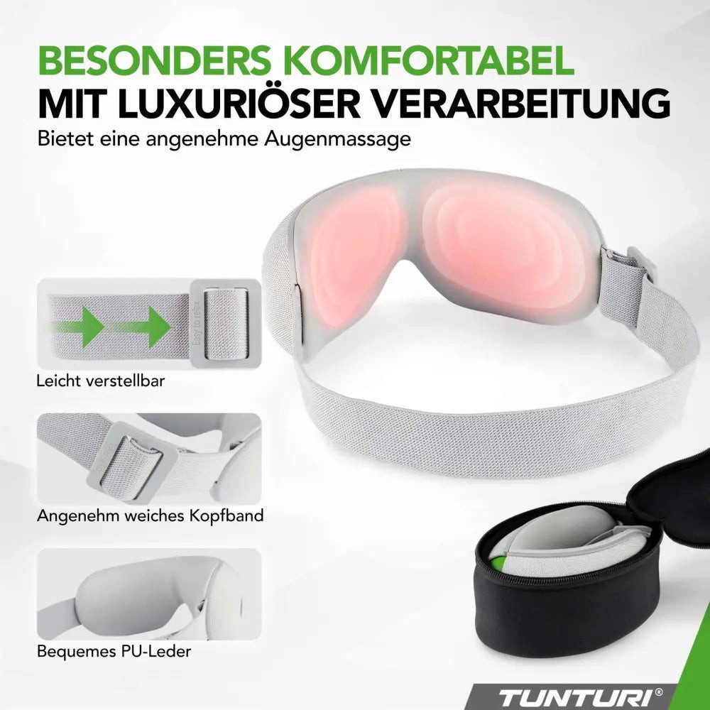 Sport-Knight® Massagegerät Premium Augenmassagegerät mit 5 Modi, Wärmefunktion, Bluetooth