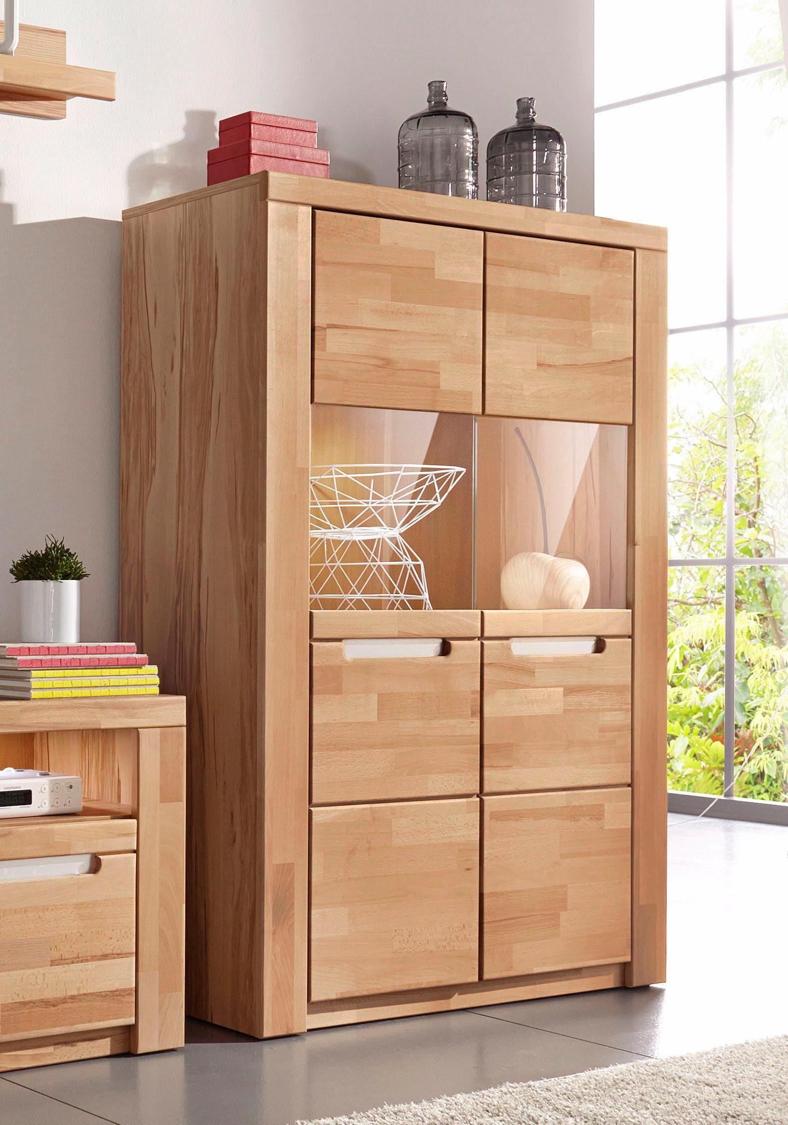 Home affaire Highboard Kolding, Breite 100 günstig online kaufen