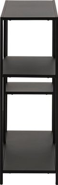 andas Bücherregal »New York«, Regal, aus einem schönen, schwarzem Metallgestell in gradliniger Optik, Höhe 86 cm, Assymetrisch