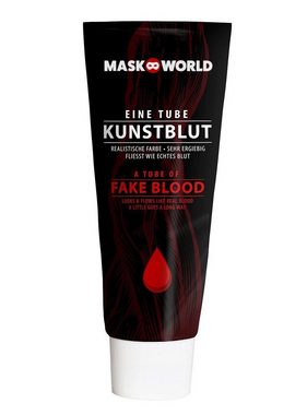 Maskworld Theaterschminke Tube Kunstblut 50ml, Professionelles Make-up für Halloween und Horror