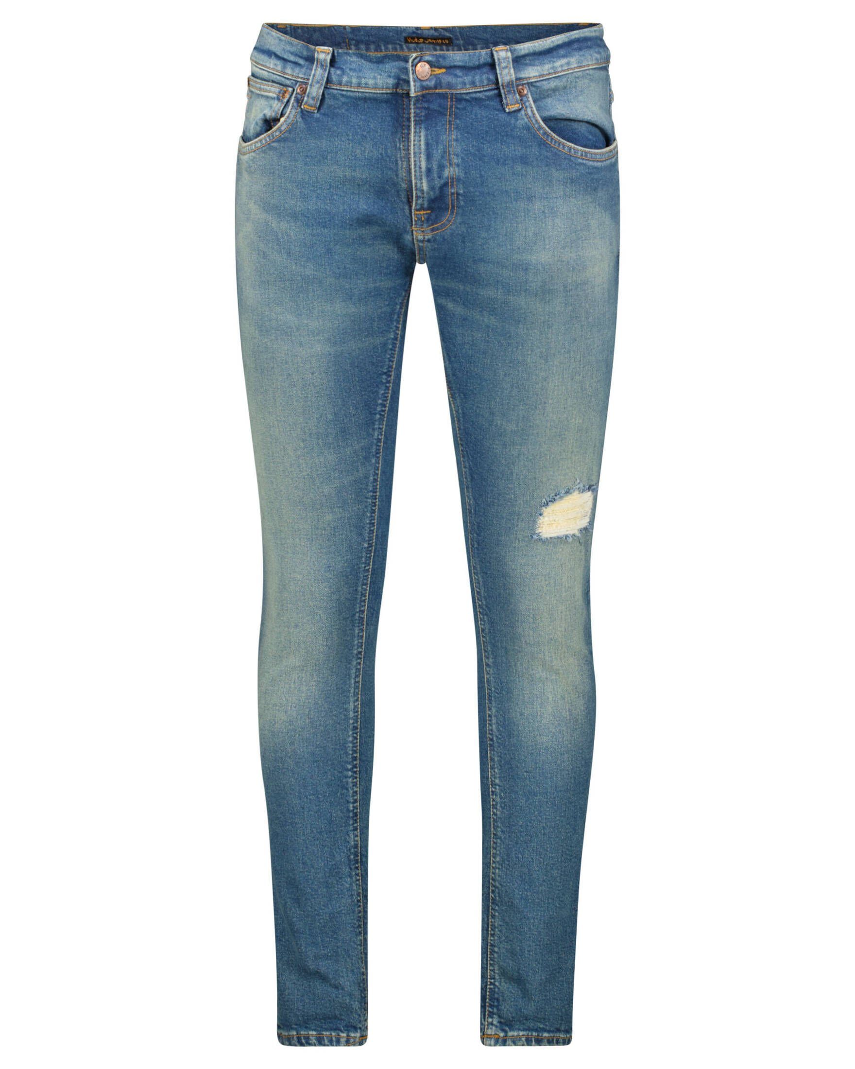 Jeans Slim (1-tlg) TIGHT TERRY 5-Pocket-Jeans Herren Fit Jeans Nudie