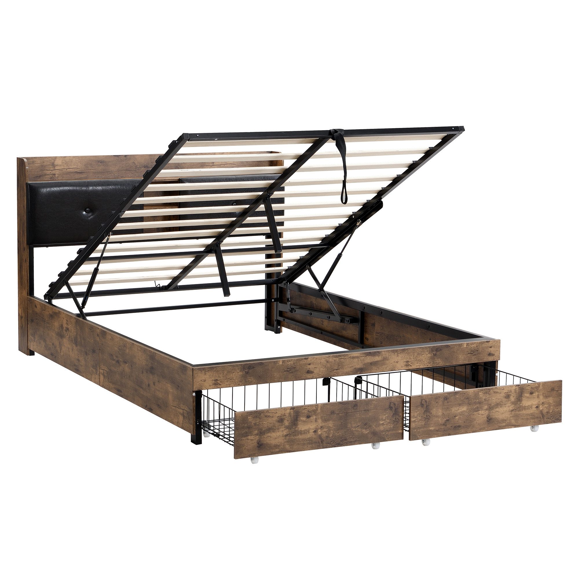 BlingBin Holzbett Metallbett Hydraulikbett Jugendbetten Doppelbett günstig online kaufen