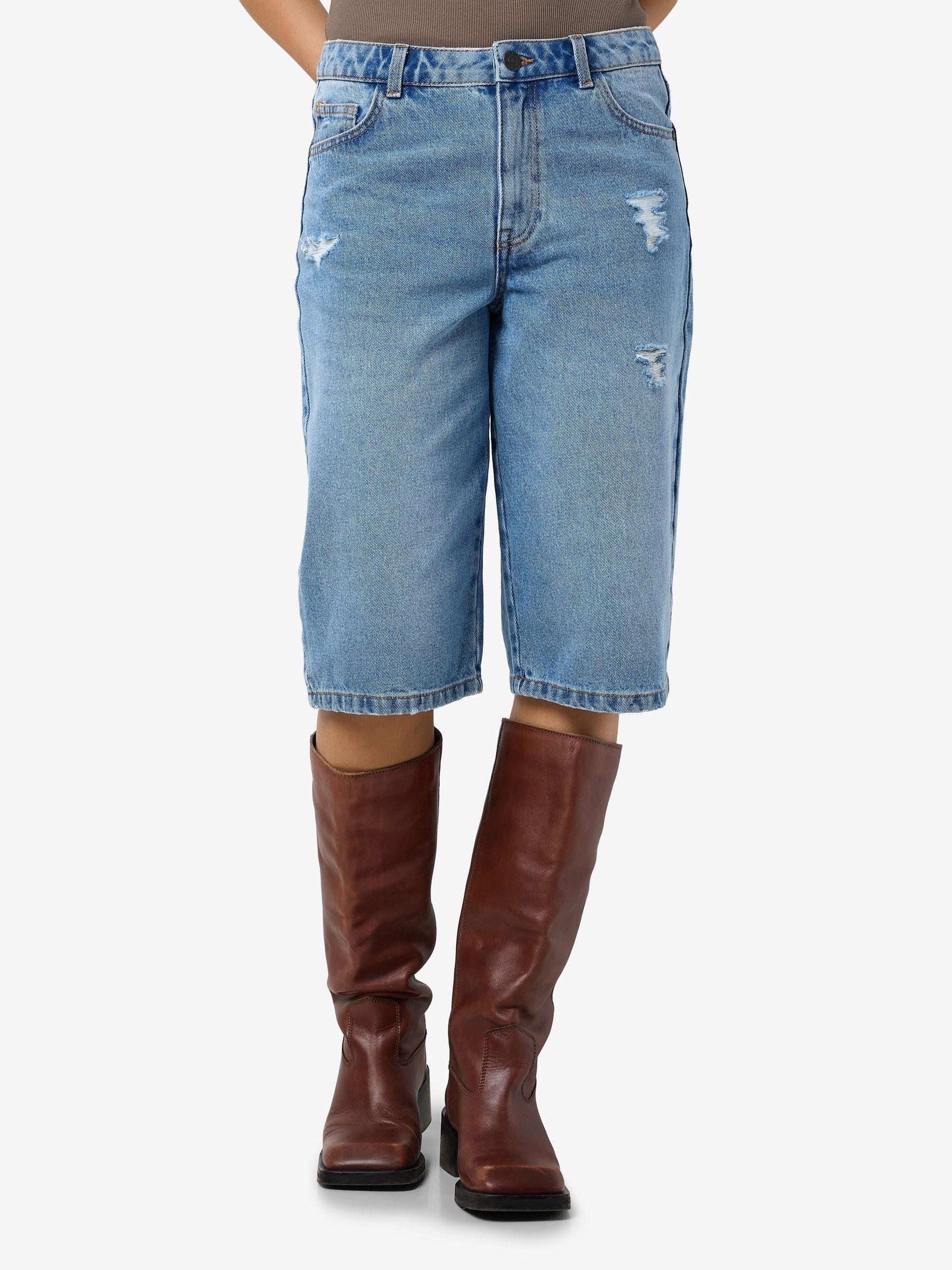 Noisy may Jeansshorts Modisch zerrissenes Denim günstig online kaufen