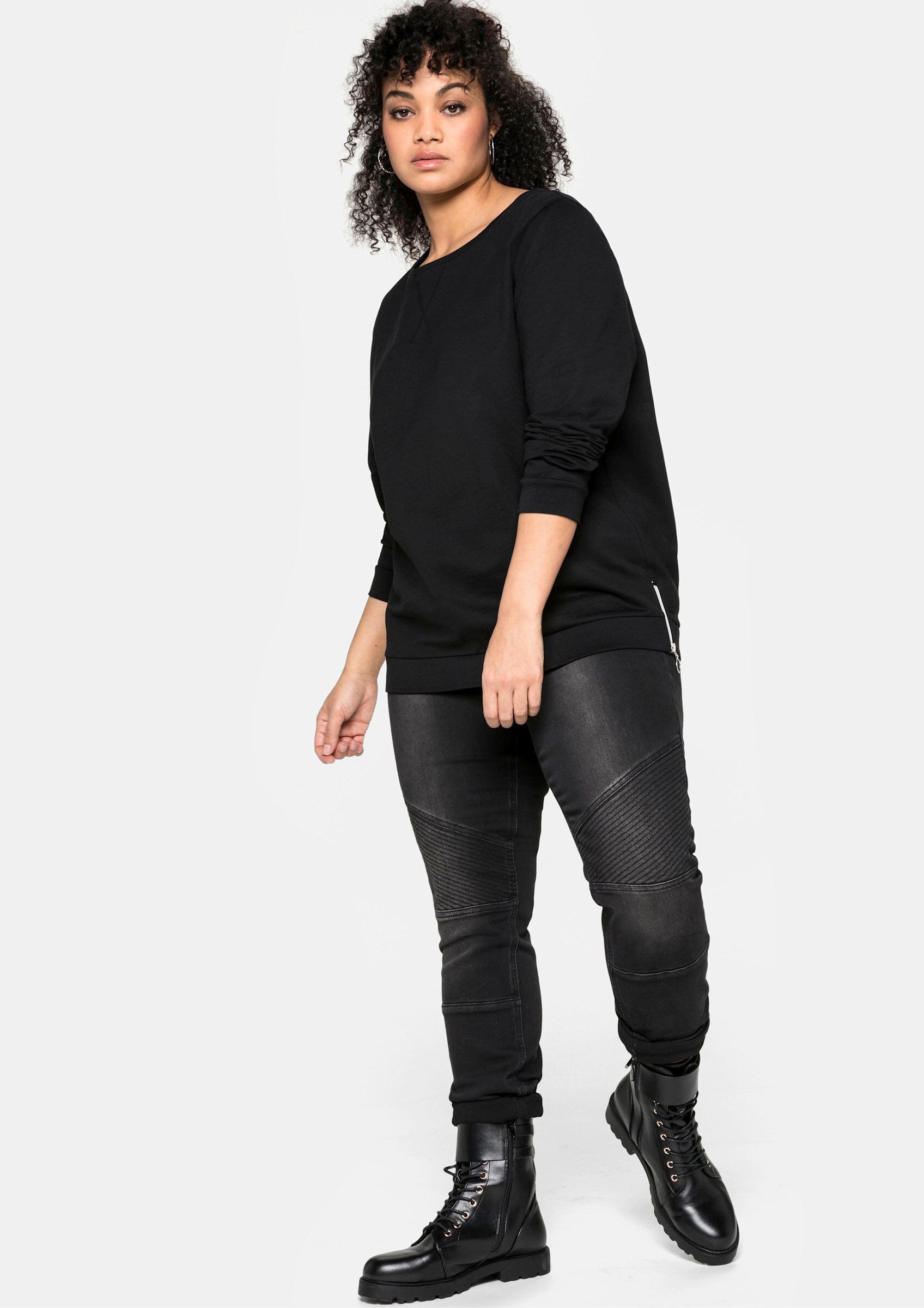 Sheego Sweater Sweatshirt günstig online kaufen