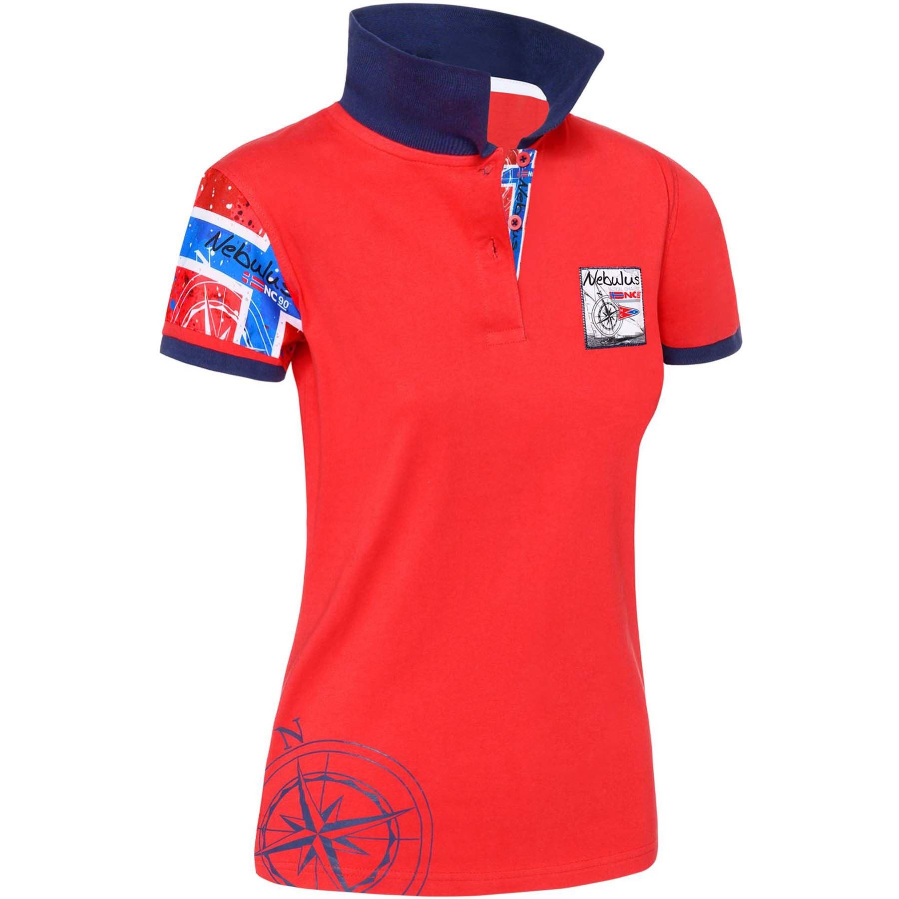 Nebulus Poloshirt ARENDAL, Q2063 - Damen, rot, S/36