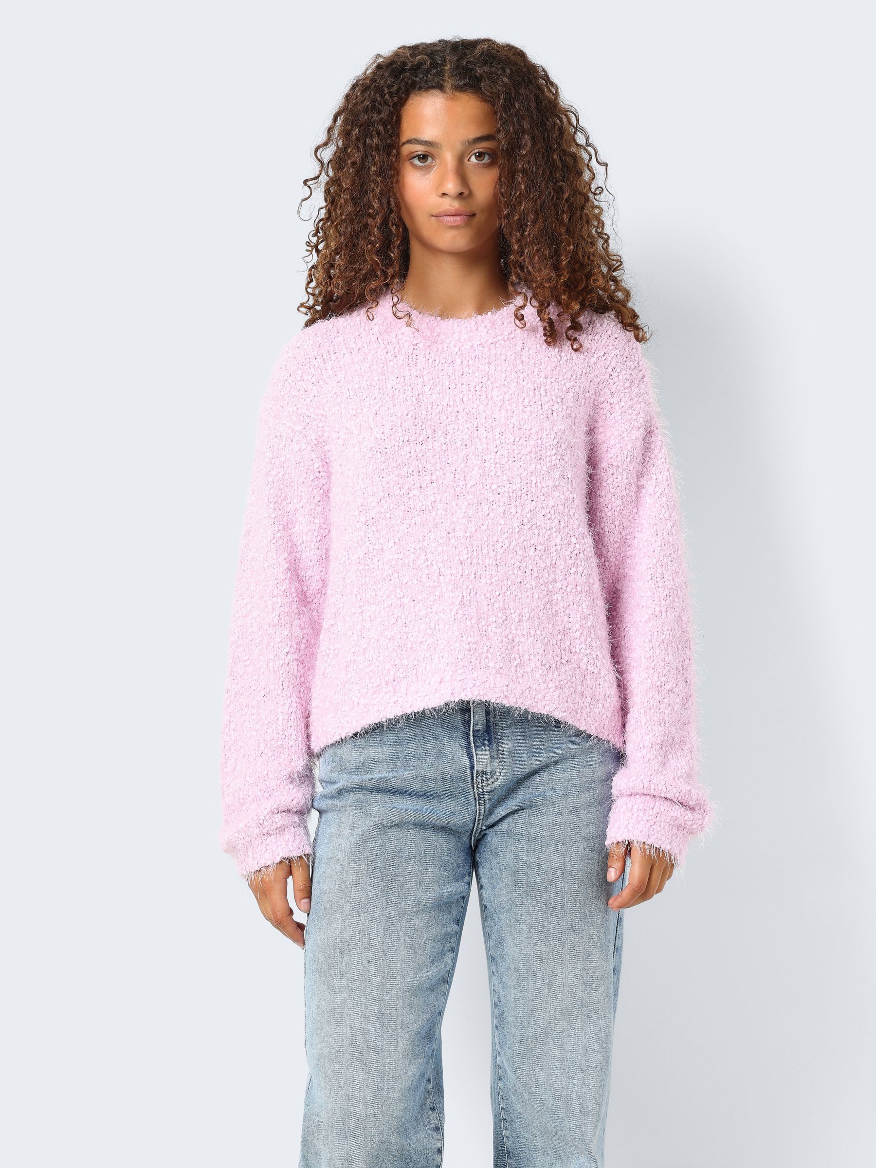 Noisy may Strickpullover Strickpullover Relaxed Fit flauschiger Stoff NMSAS günstig online kaufen