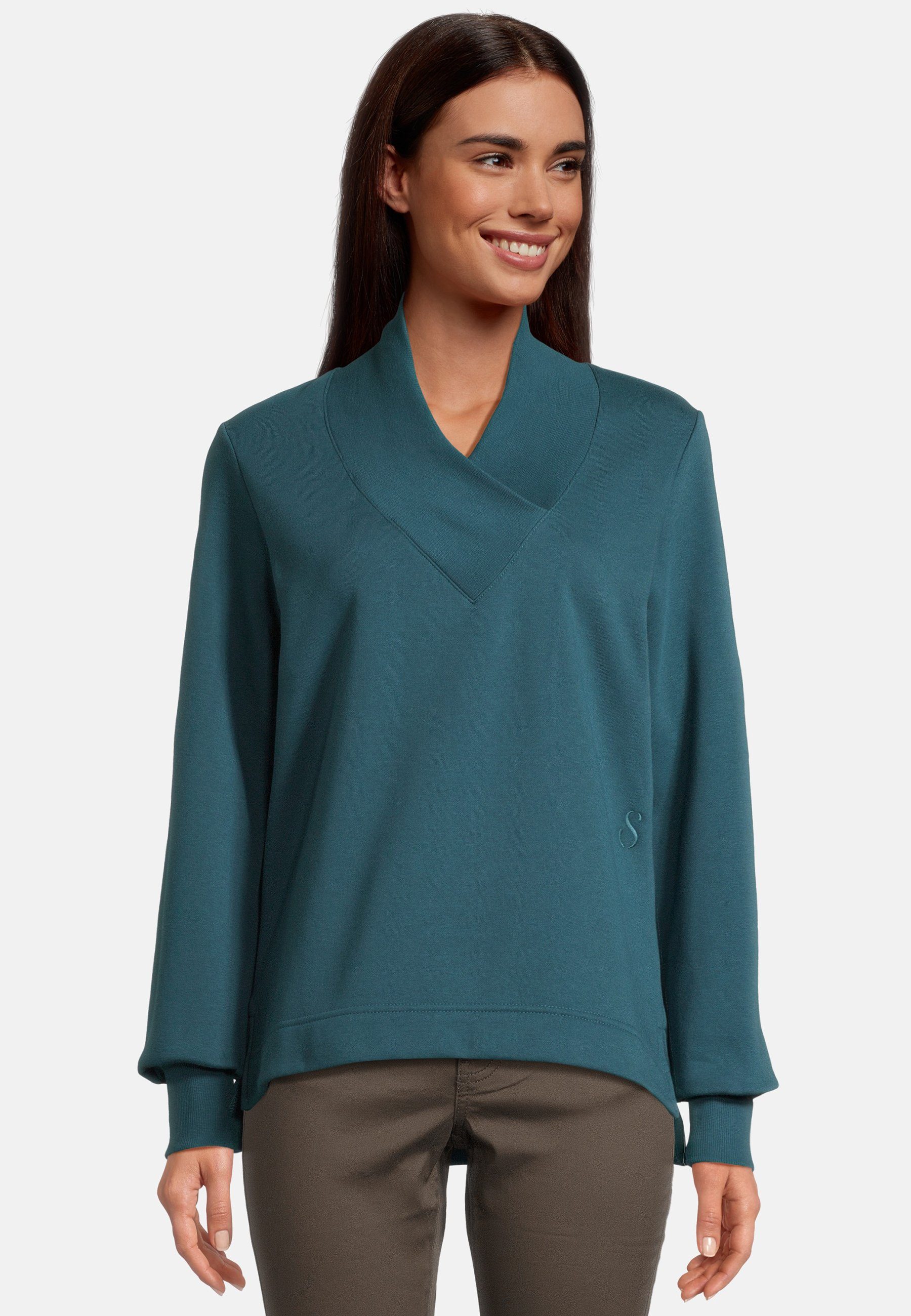 salzhaut Longpullover Neeßeln Damen normale Passform günstig online kaufen