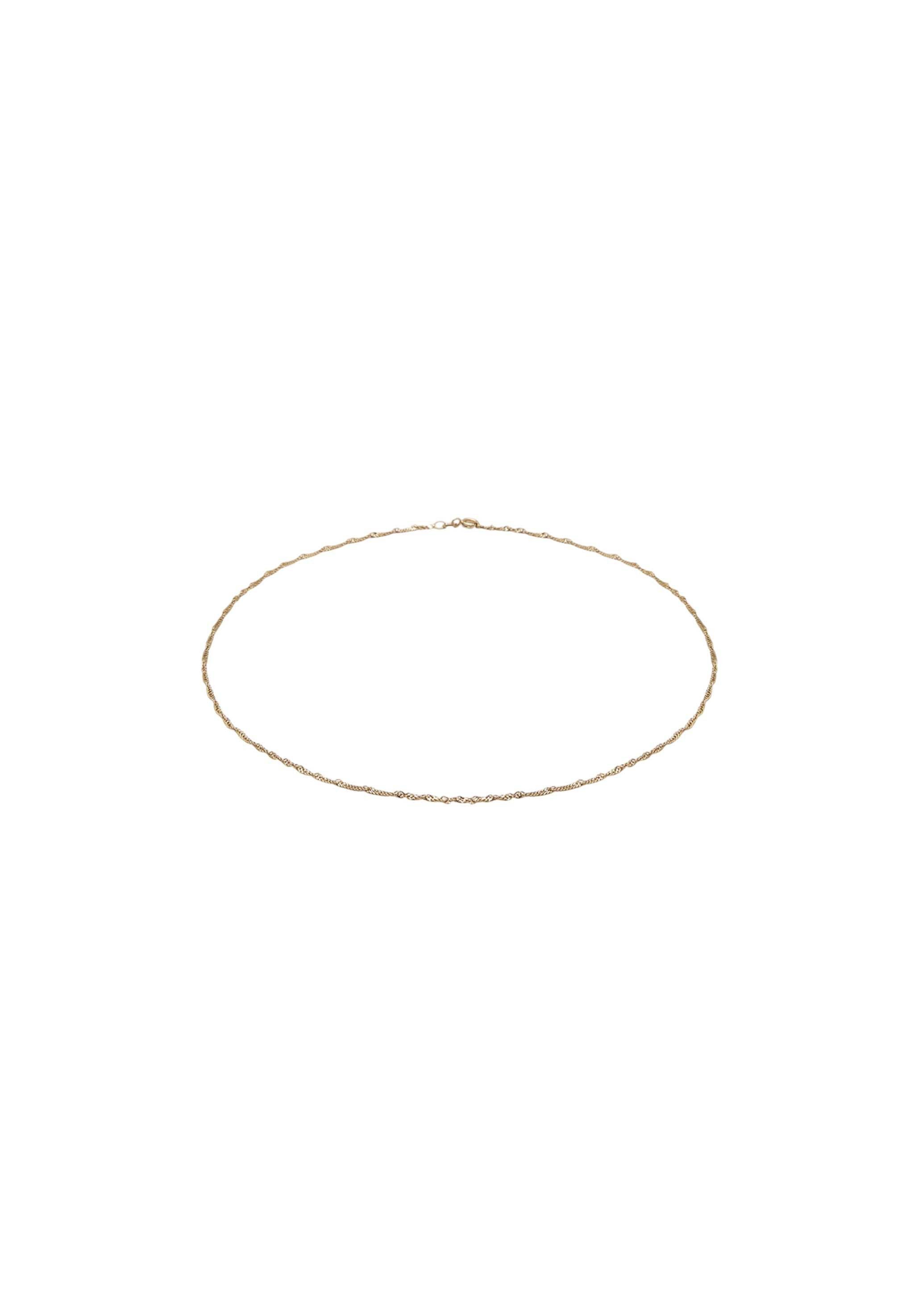Stilnest Kette ohne Anhänger Singapore Kette 585 Gelbgold