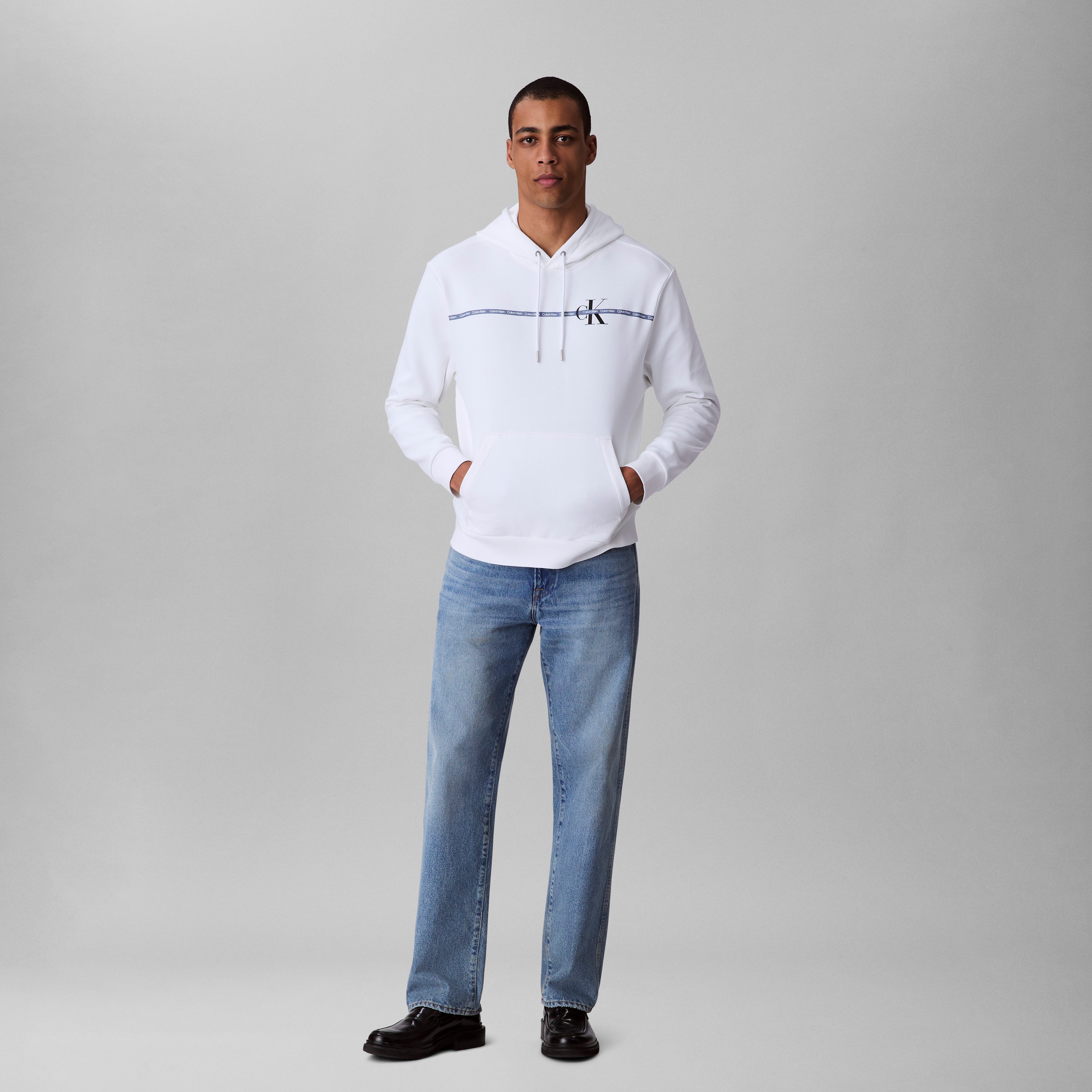 Calvin Klein Kapuzensweatshirt 400GSM TRRY SPRTSWR Mit Rundhalsausschnitt