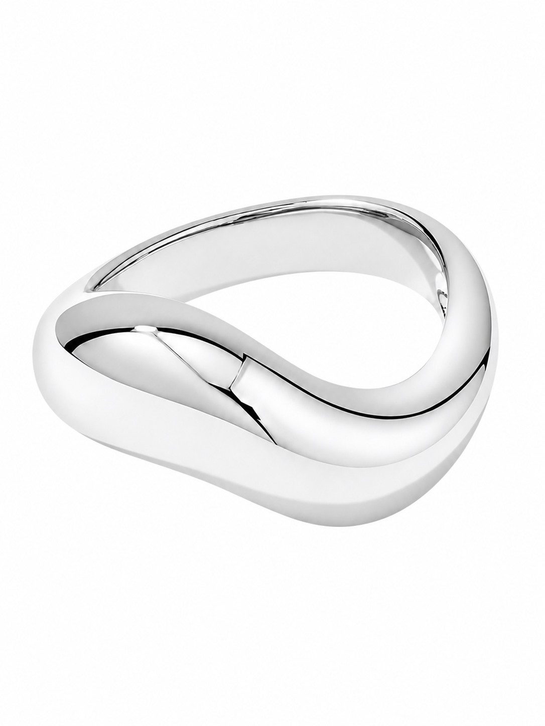ROUGEMONT Fingerring Moderner treniger Damen Ring Hypoallergen 18K Vergoldung wasserfest, Dieser Ring fällt klein aus