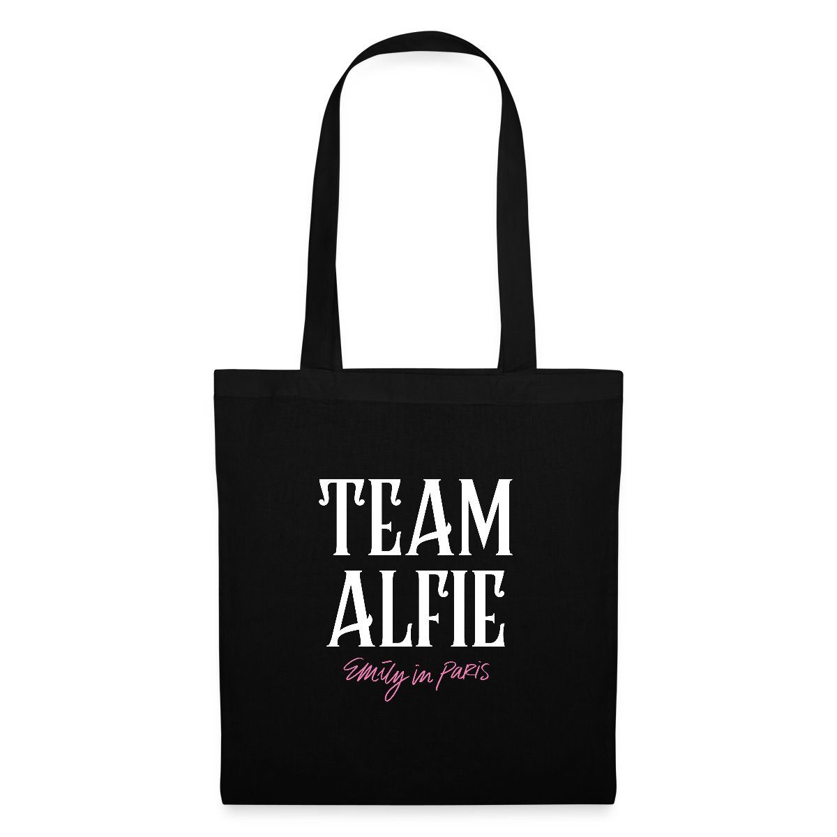Spreadshirt Henkeltasche Emily In Paris Team Alfie Stoffbeutel (1-tlg)