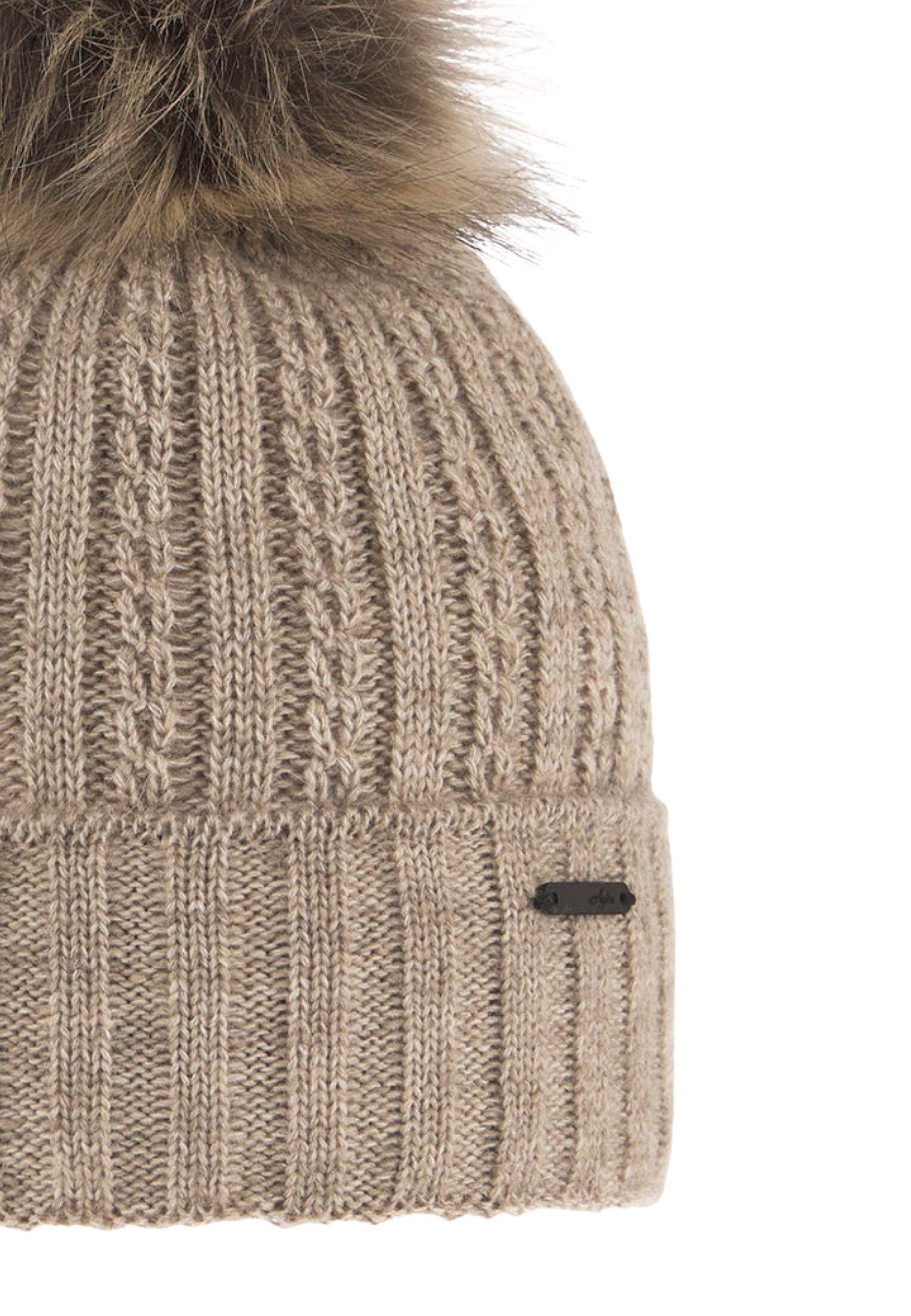 Diademita Beanie Damen-Wintermütze – Karizma mit Bommel (Set)