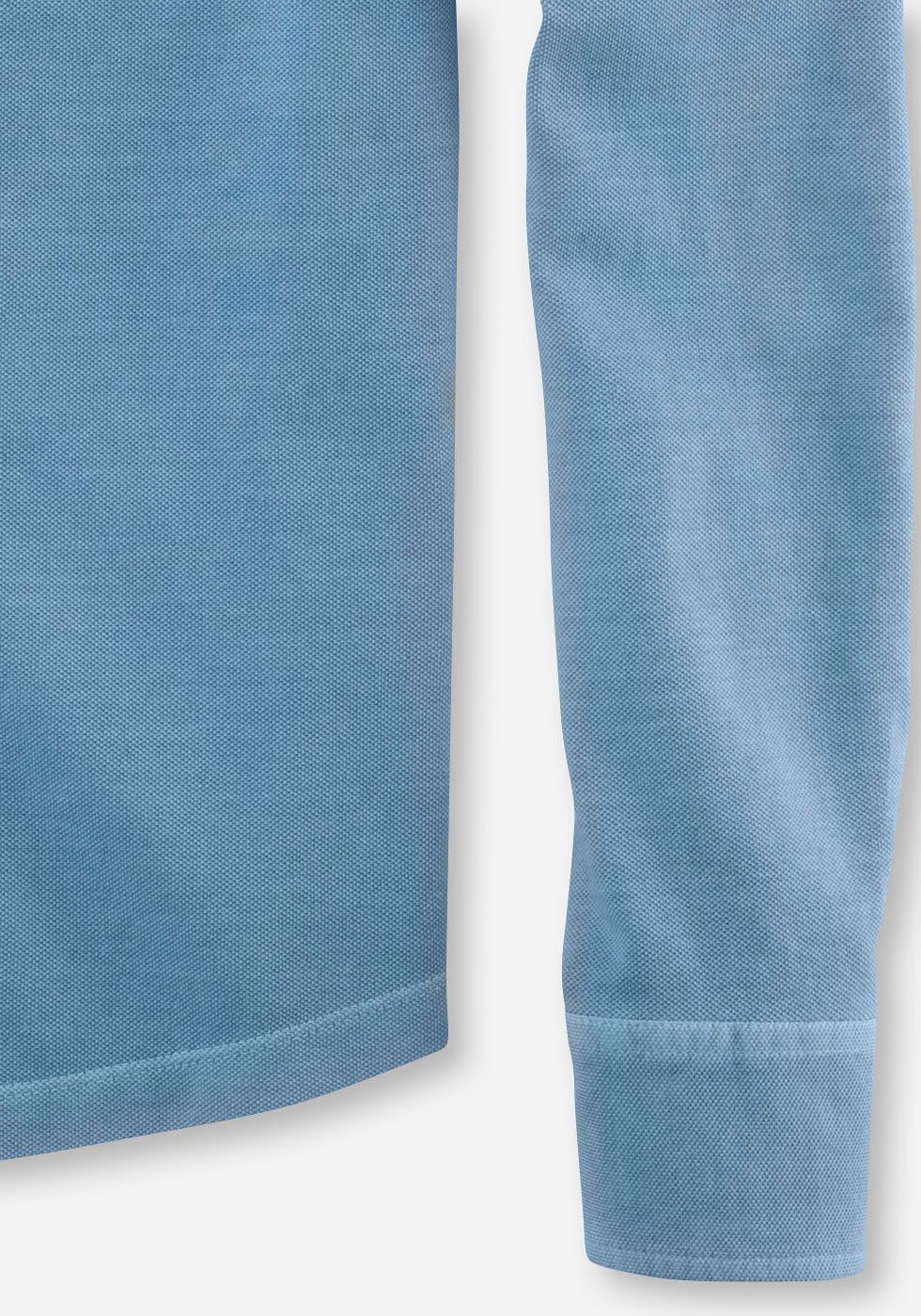 Level Langarm-Poloshirt Fit Body OLYMP Five bleu