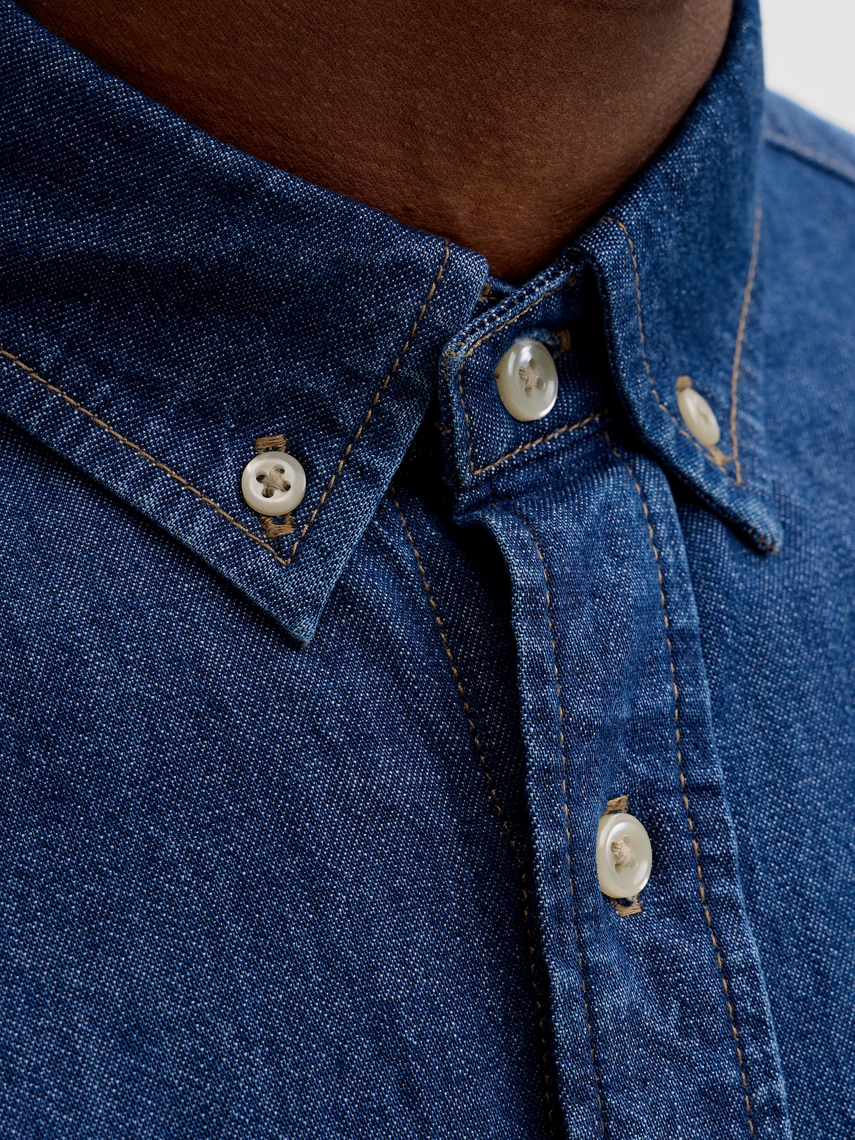 Jack & Jones Jeanshemd JJEBROOK JJOXFORD SHIRT AKM 990 NOOS