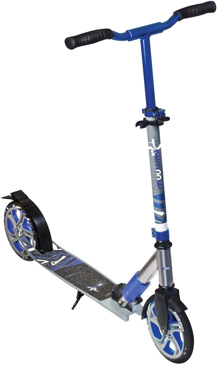 authentic sports & toys Muuwmi Scooter Aluminium Deluxe 205 mm blau