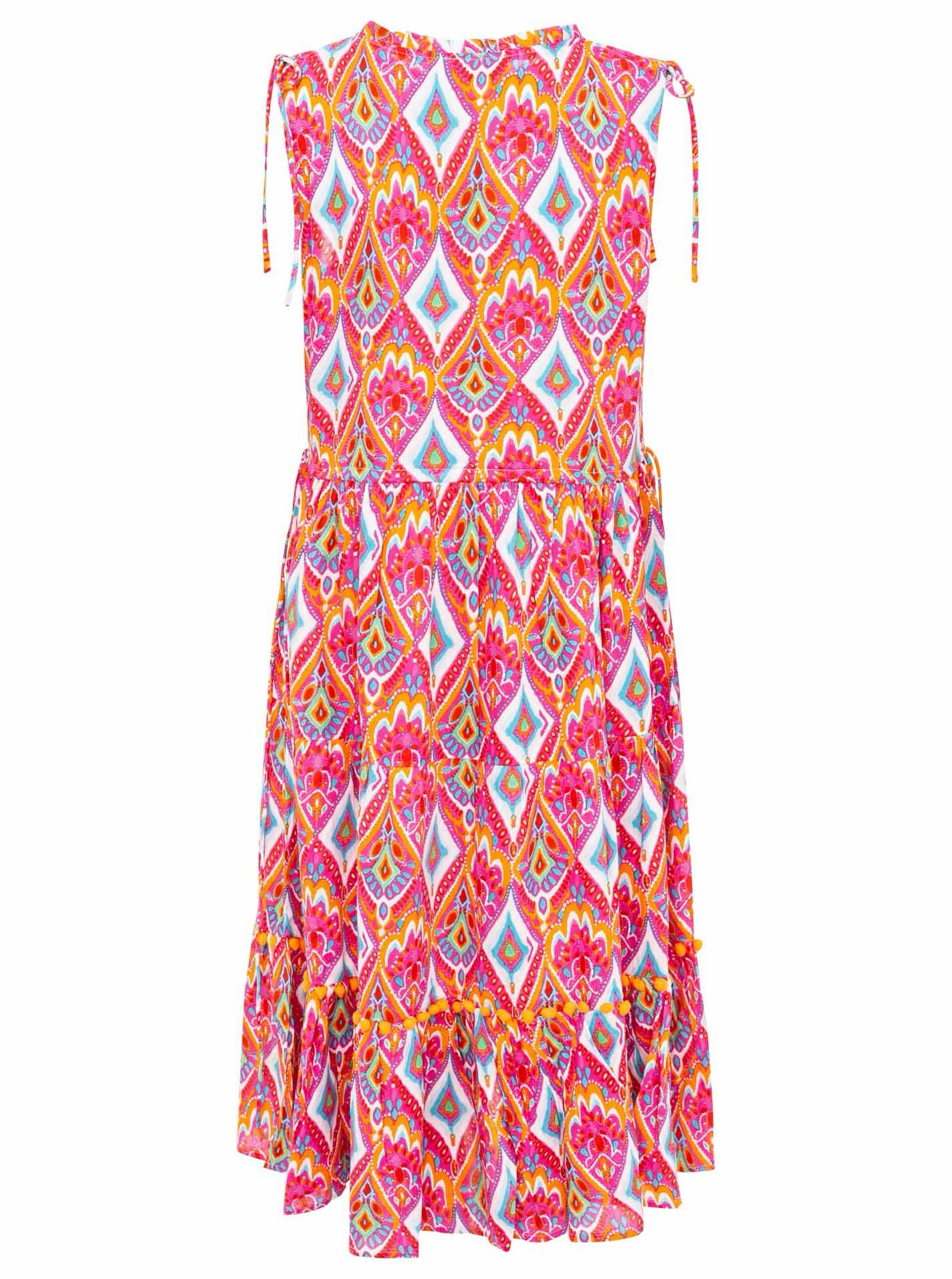 Zwillingsherz Midikleid Zwillingsherz Kleid "Urlaubsfeeling" Bommeln, günstig online kaufen