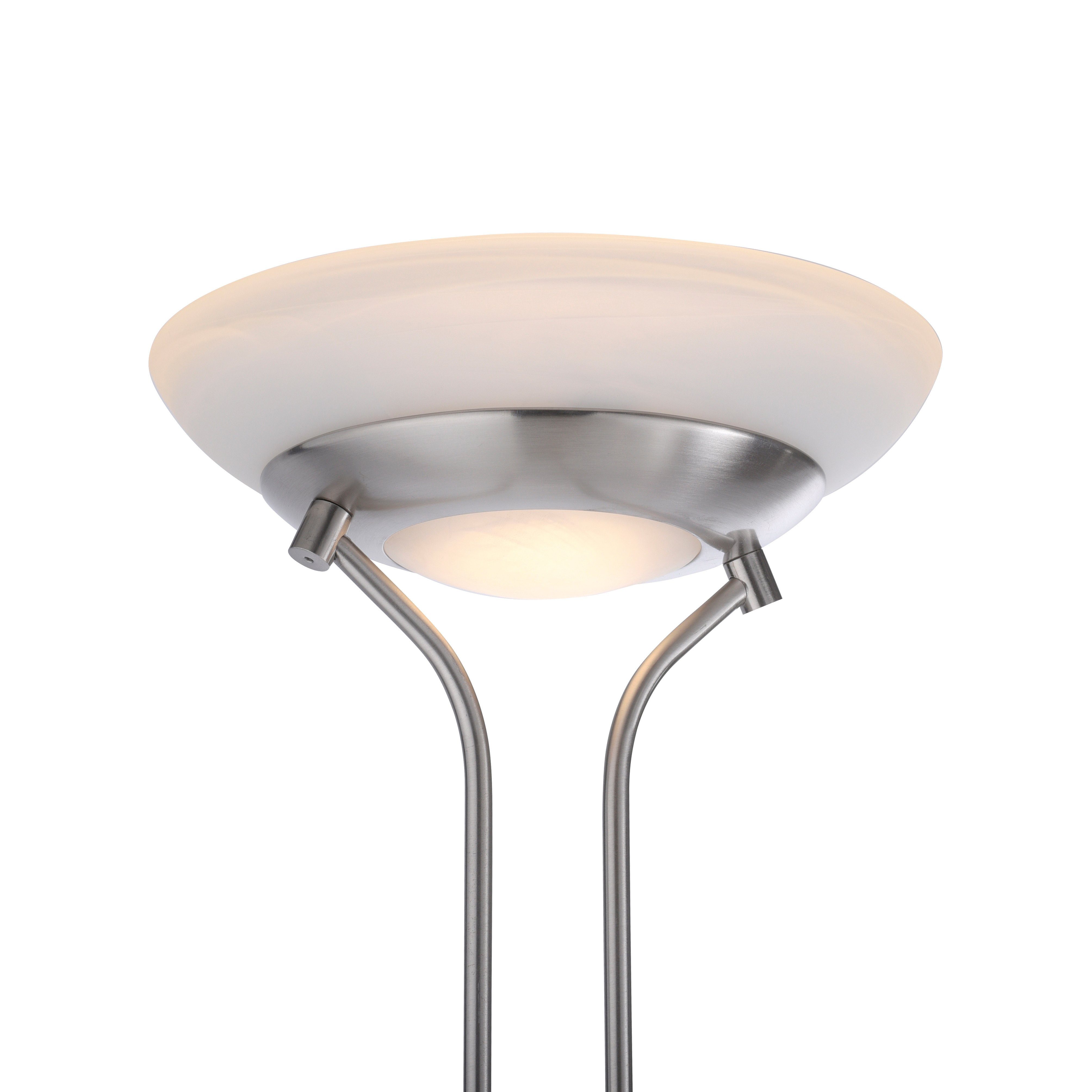 JUST LIGHT Stehlampe ZAHARA, LED fest integriert, Warmweiß, LED, dimmbar über Drehdimmer, getrennt schaltbar