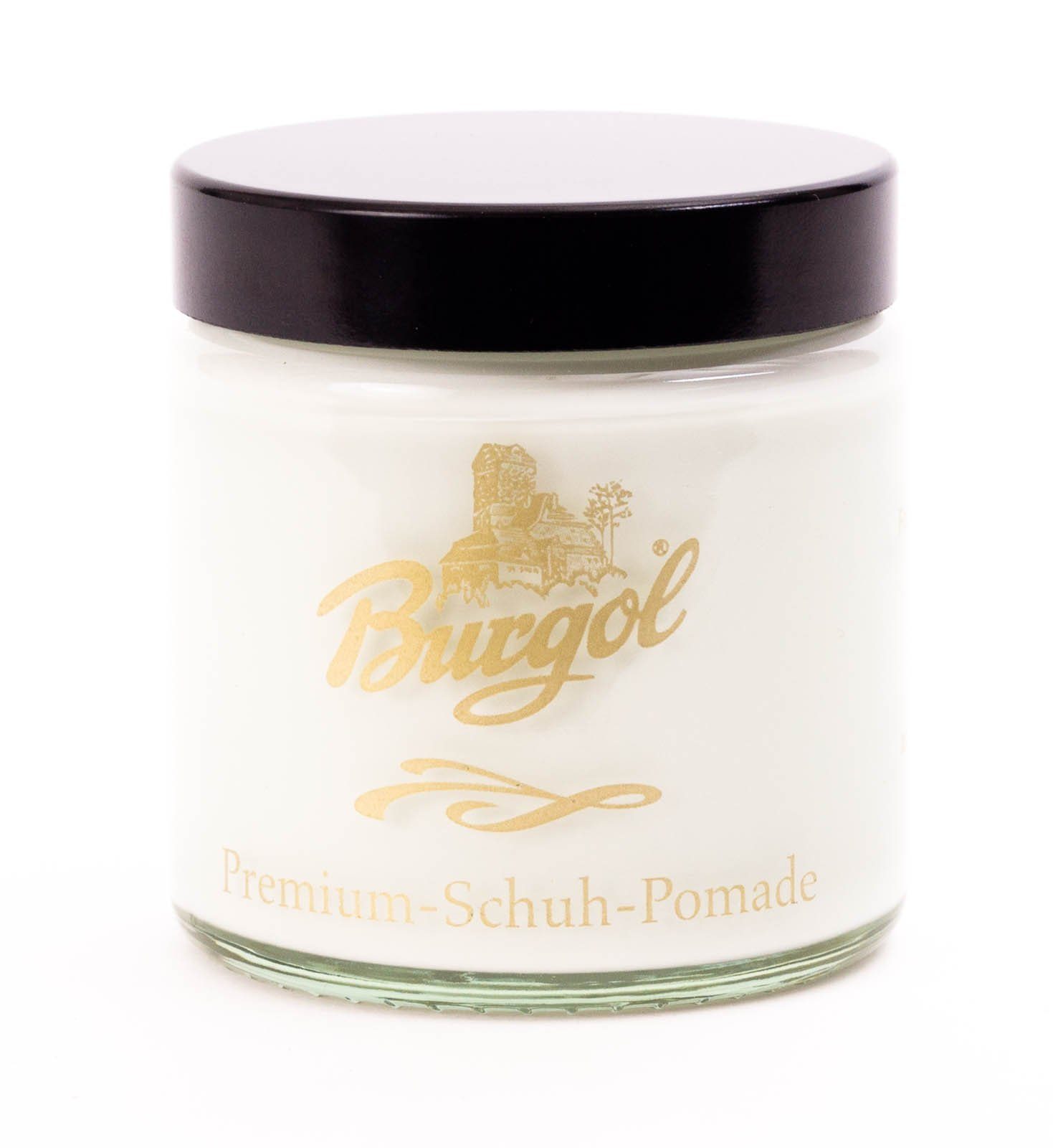 in Reinigungsbürste BURGOL 100ml Pomade Burgol Farben Schuh vielen Premium Deckweiss