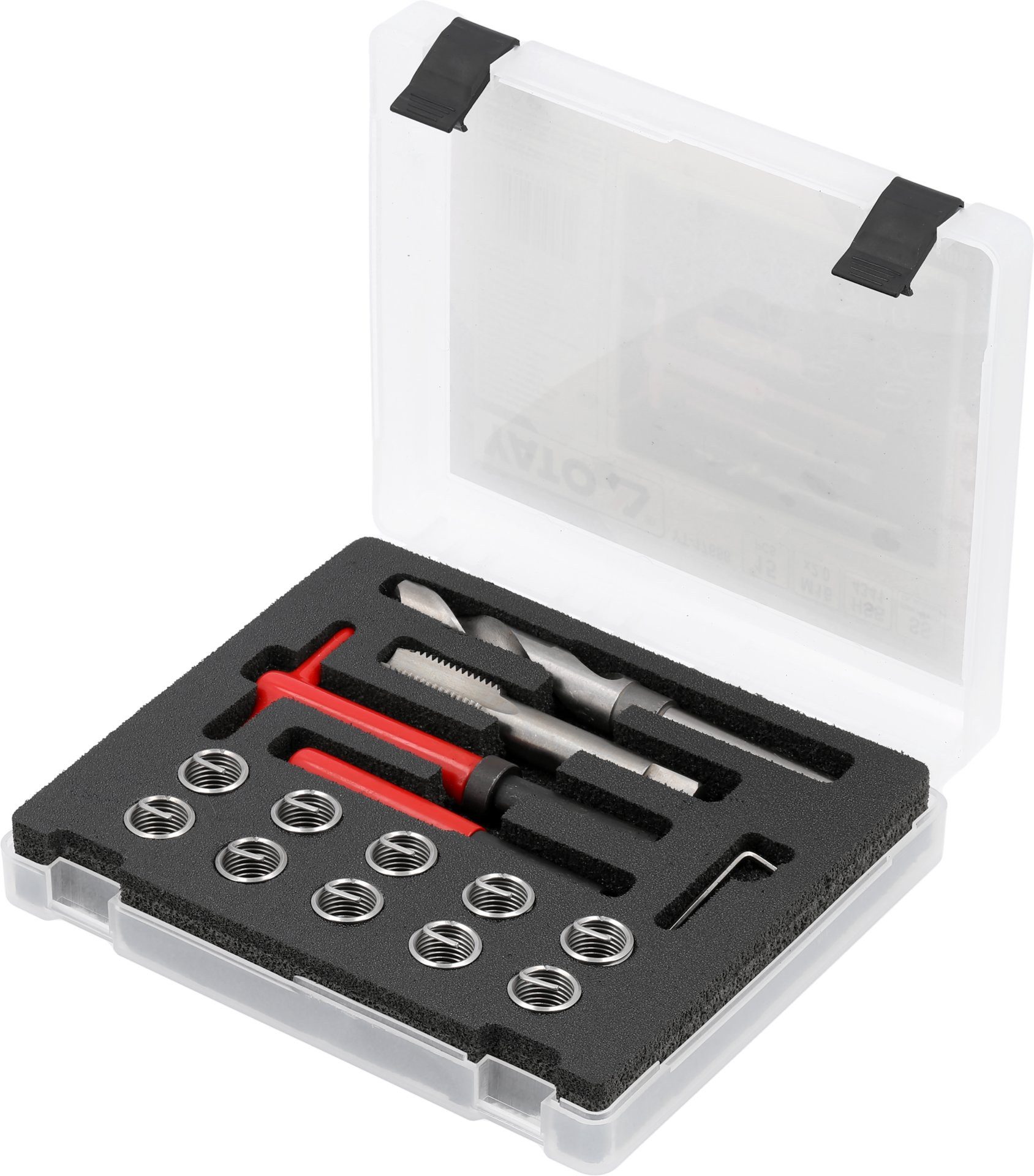 Yato Gewindeschneideisen Gewindereparaturset M16x2,0 mm, 15-teilig, Gewindereparaturset M16x2,0 mm, 15-teilig, Gewindereparaturset M16x2,0 mm, 15-teilig, Qualität