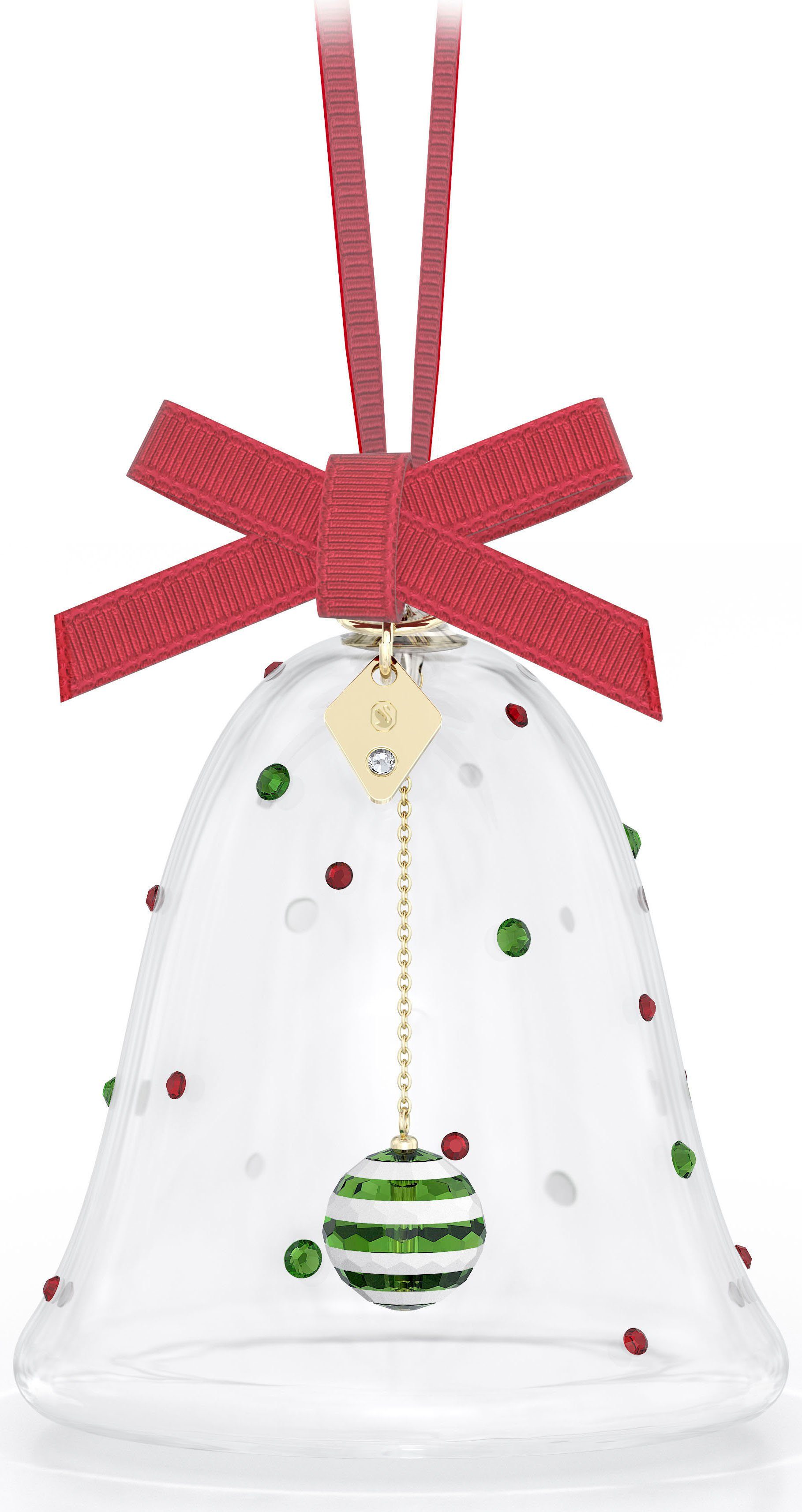 Swarovski Dekohänger BELL ORNAMENT DULCIS, (1 Kristall Swarovski® Weihnachtsglocke, 5658440 St)